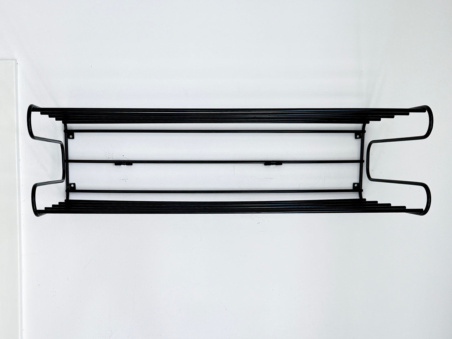 Vintage IKEA FRÄN Wall-Mounted Shoe Rack and Coat Hook | Scandinavian Modern, 1980/90s