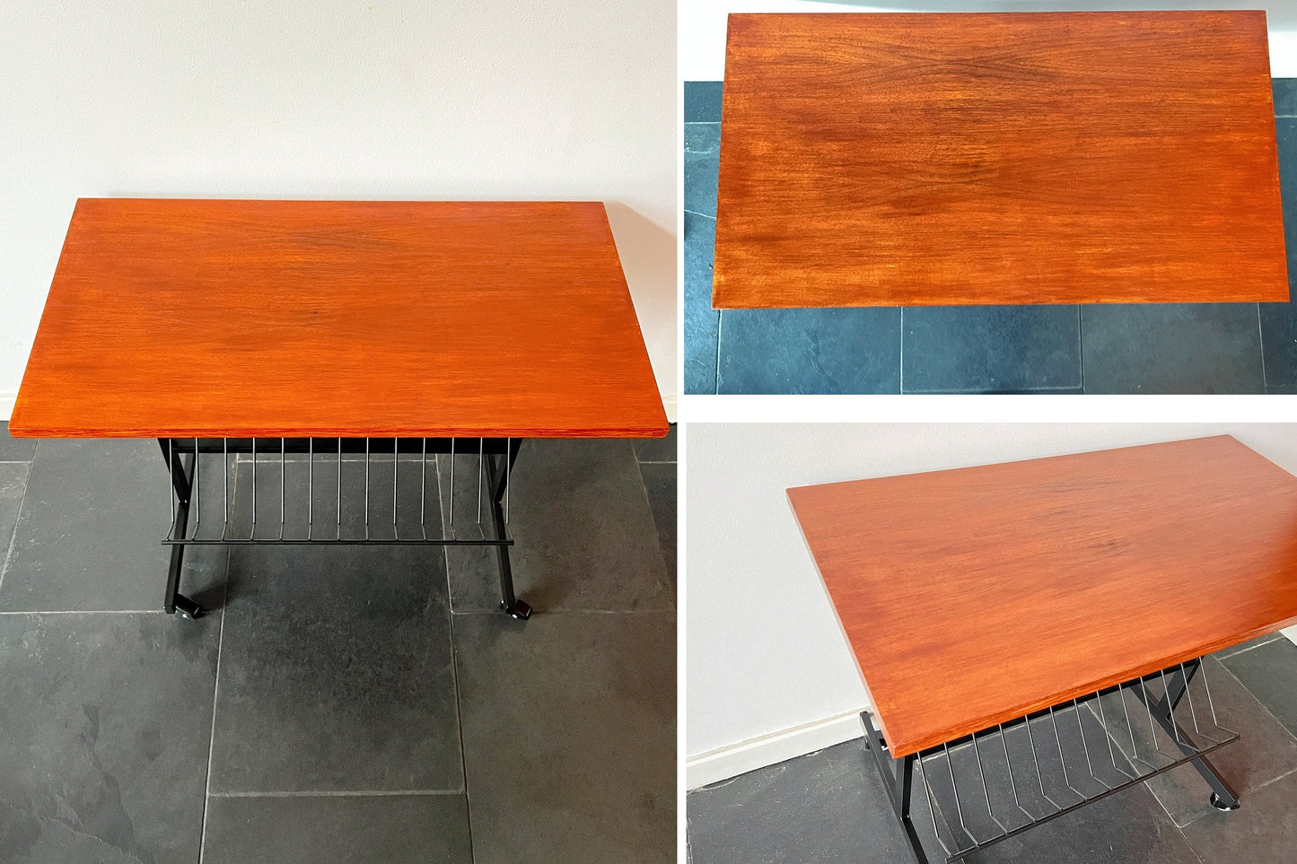 Vintage Mid-Century Wheeled TV Table / Trolley | Mid-Century Modern, 1960-70s