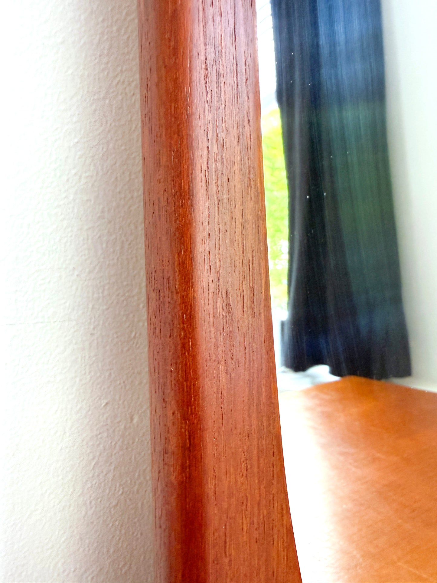 Vintage Teak Wall Mirror attributed to Aksel Kjersgaard | Scandinavian Modern, 1960s