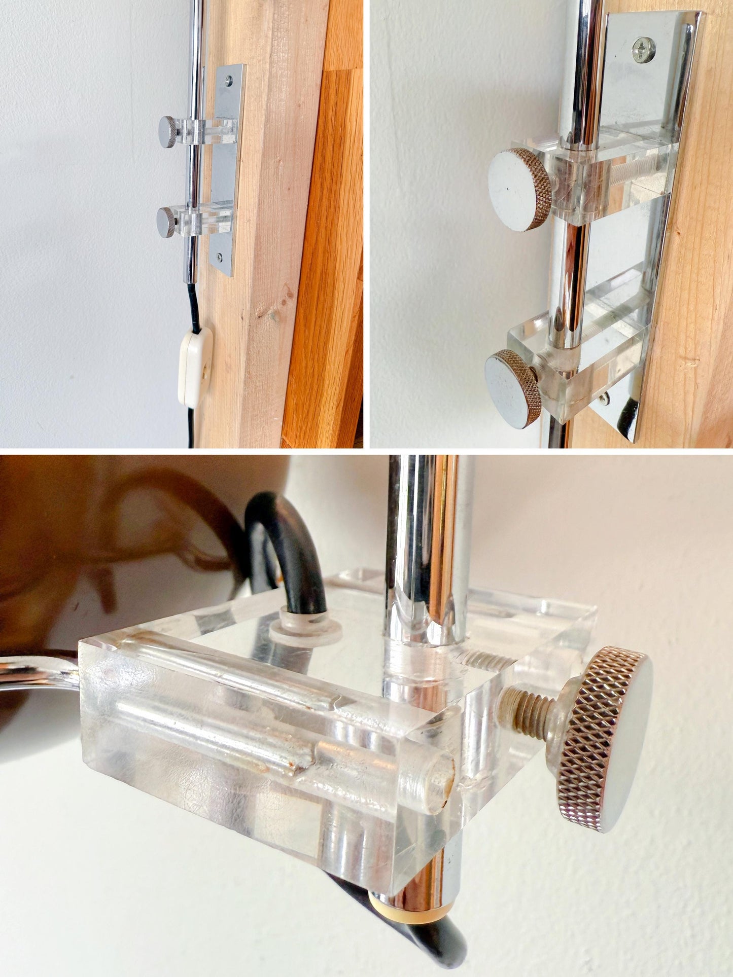 Vintage Mushroom Arc Wall Lamp by Gepo | Space Age, 1960/70s