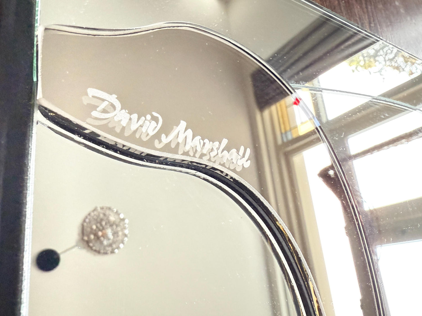 Layered Wall Mirror by David Marshall | Sculptural, 1989