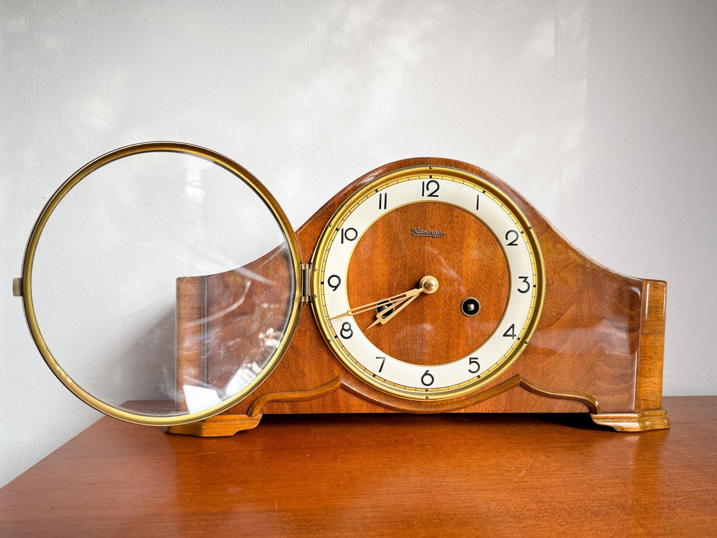 Vintage Kieninger Table / Chimney Clock | Mid-Century, 1950s