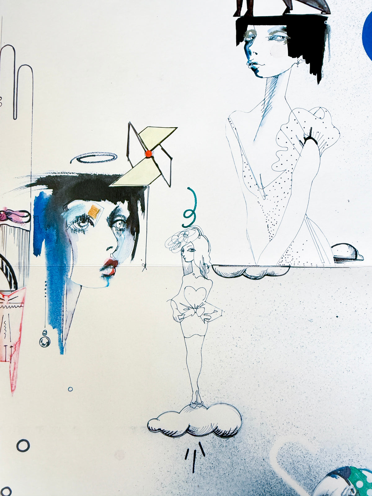 Julie Verhoeven Limited Edition Poster for Boutique by Jaeger | British Fashion Illustration, 2010