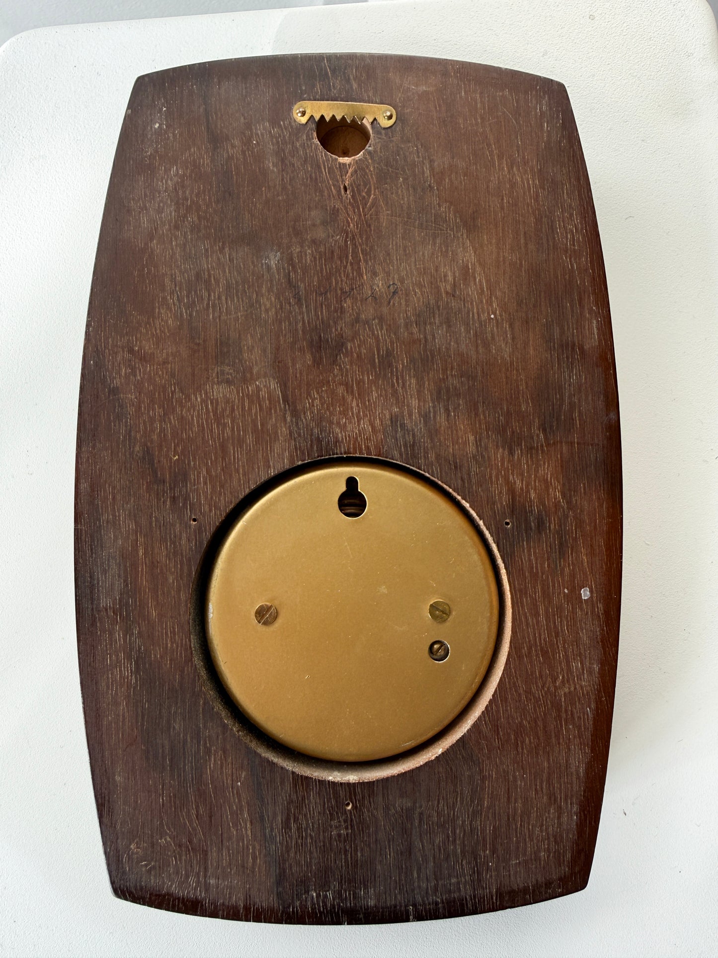 Vintage Wall Barometer with Thermometer | Mid-Century Modern, Mid-20th century