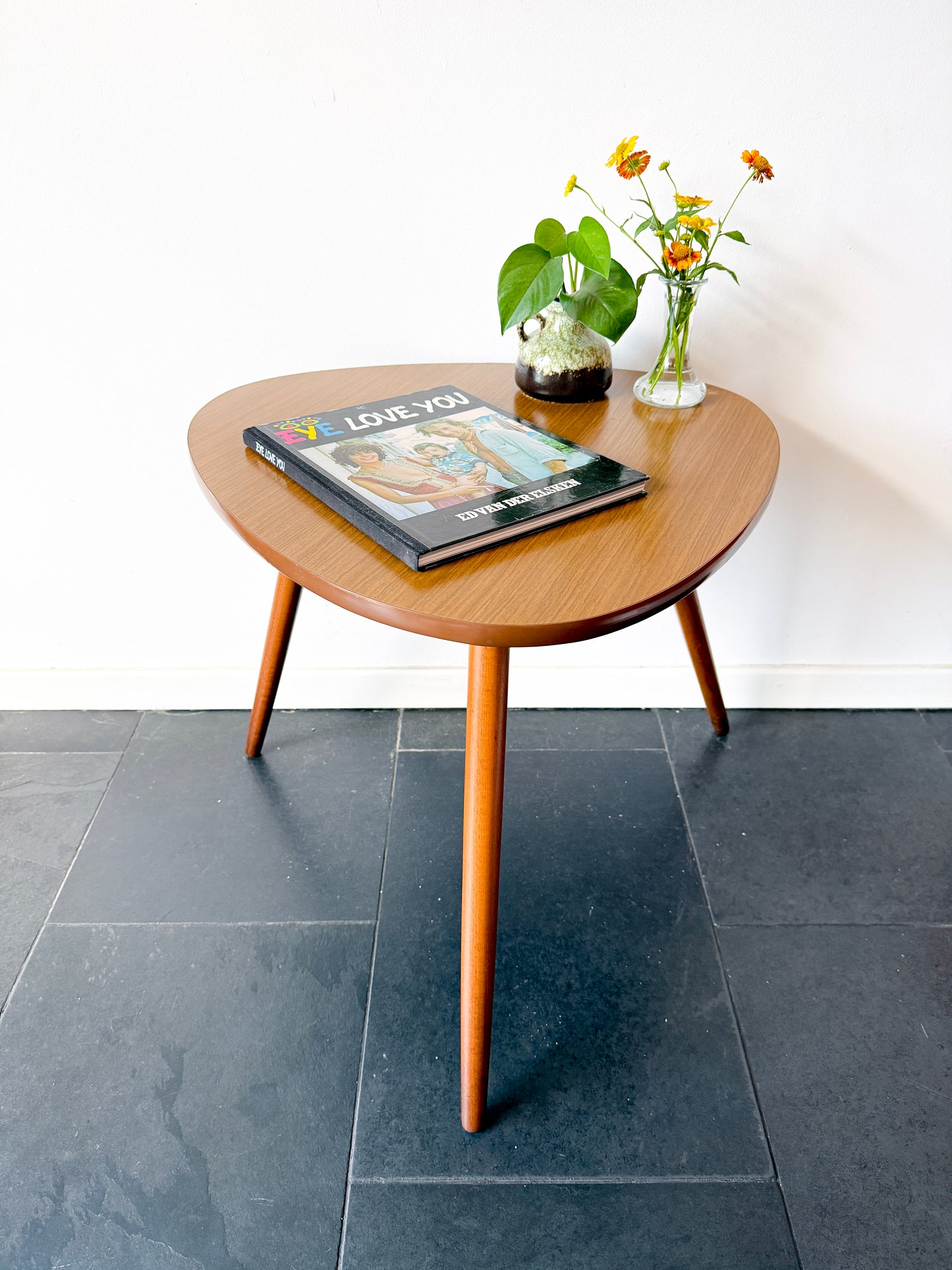 Large Triangular Formica Coffee / Side Table | Mid-Century Modern, 1960s