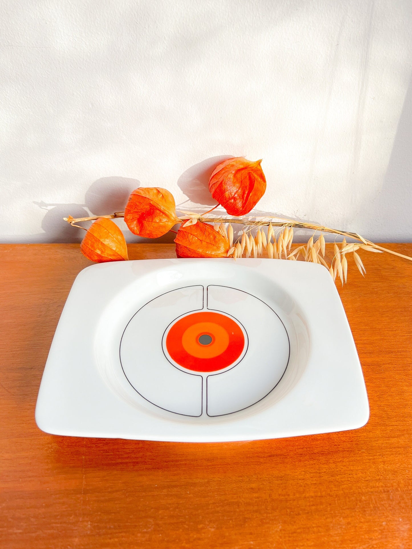 Vintage Thomas Rosenthal Eclipse Rectangular Serving Platter – Size Medium | Mid-Century, 1970s