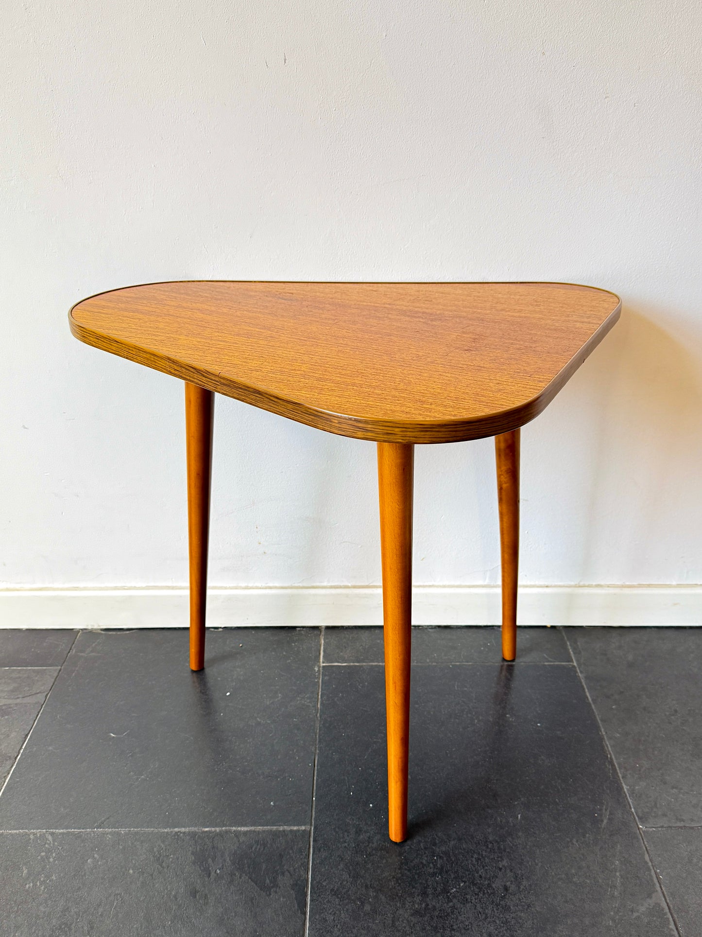 Large Asymmetrical Wooden Coffee / Side Table | Mid-Century Modern, 1960s