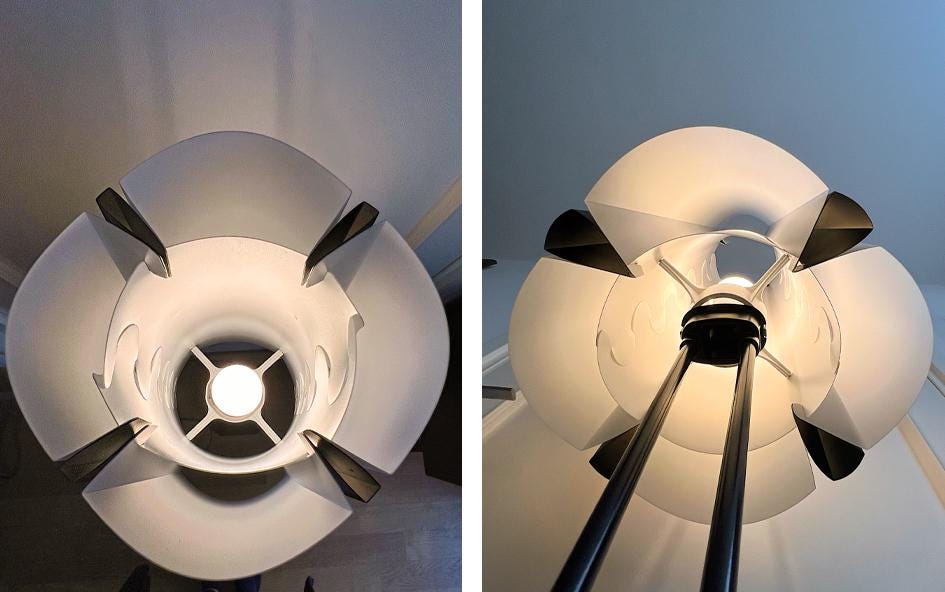 Vintage IKEA XL Floor Lamp Vistofta by Gunner Jensen | Postmodern Scandinavian, 1980-90s