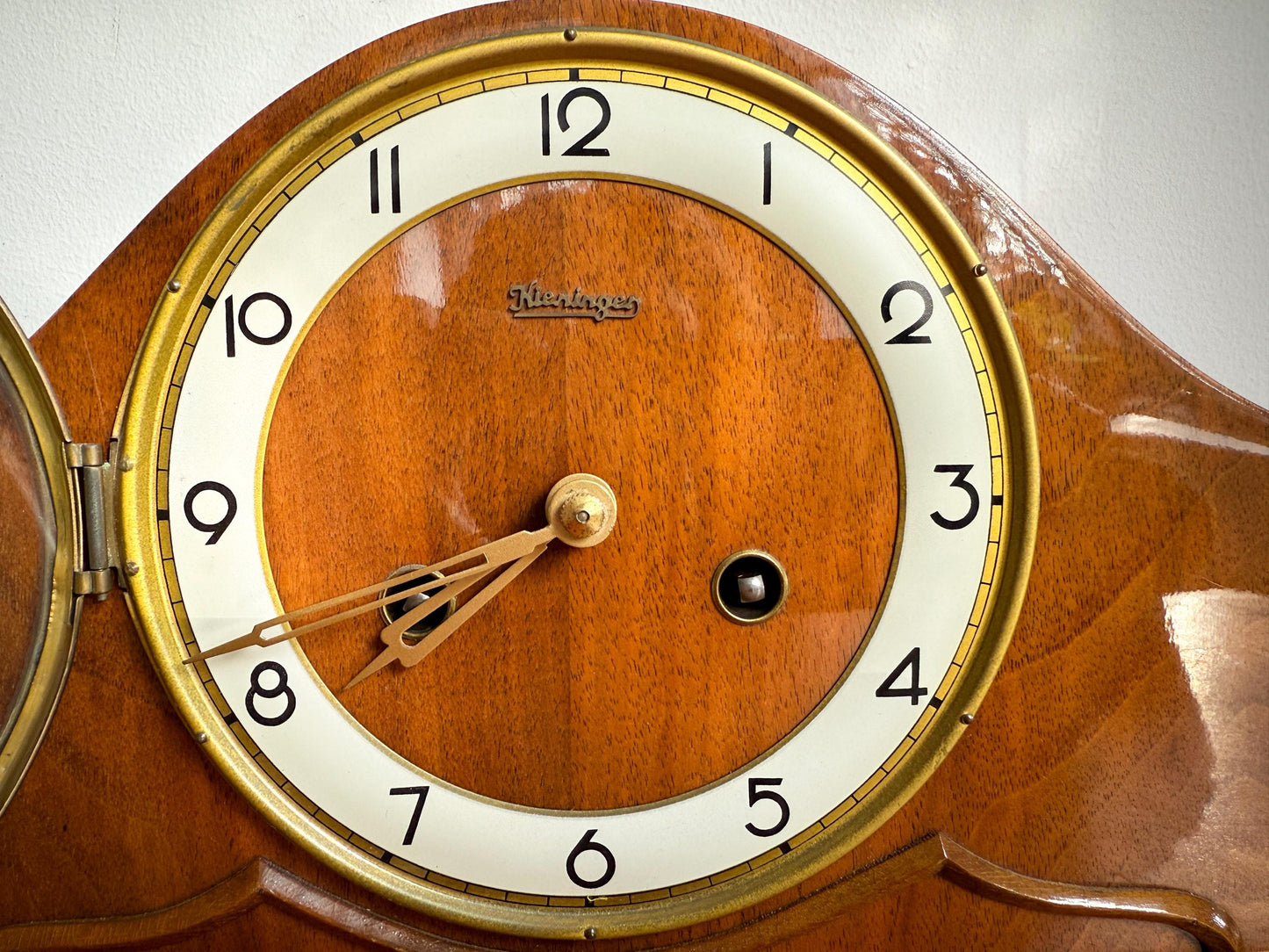 Vintage Kieninger Table / Chimney Clock | Mid-Century, 1950s