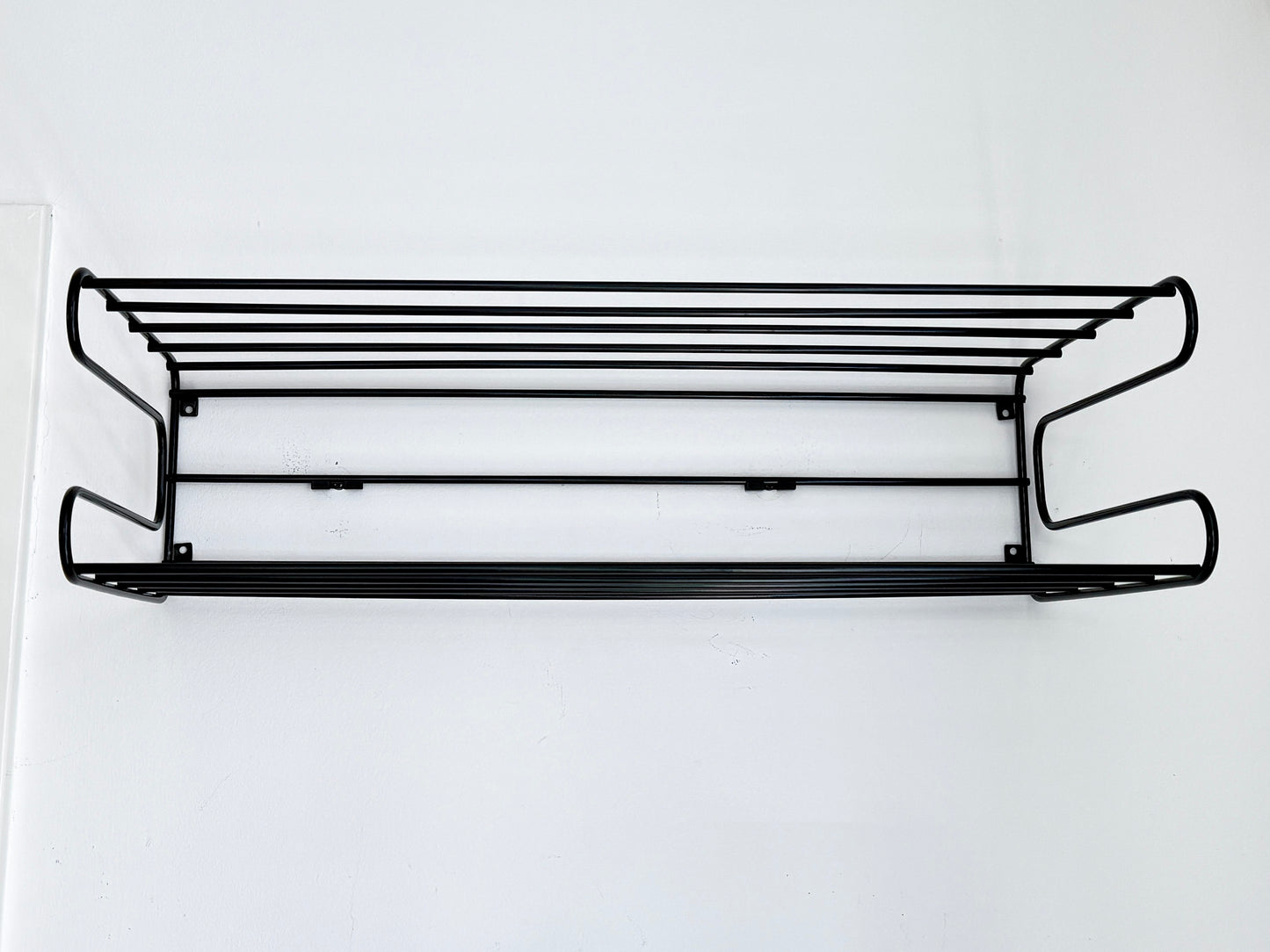 Vintage IKEA FRÄN Wall-Mounted Shoe Rack and Coat Hook | Scandinavian Modern, 1980/90s