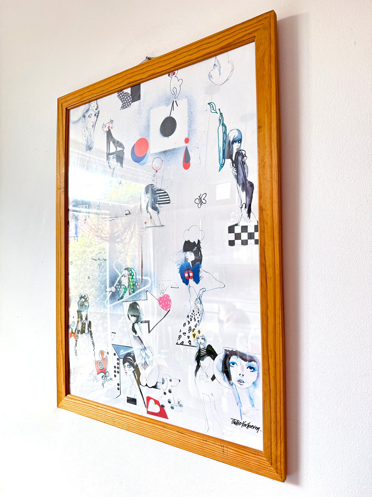 Julie Verhoeven Limited Edition Poster for Boutique by Jaeger | British Fashion Illustration, 2010