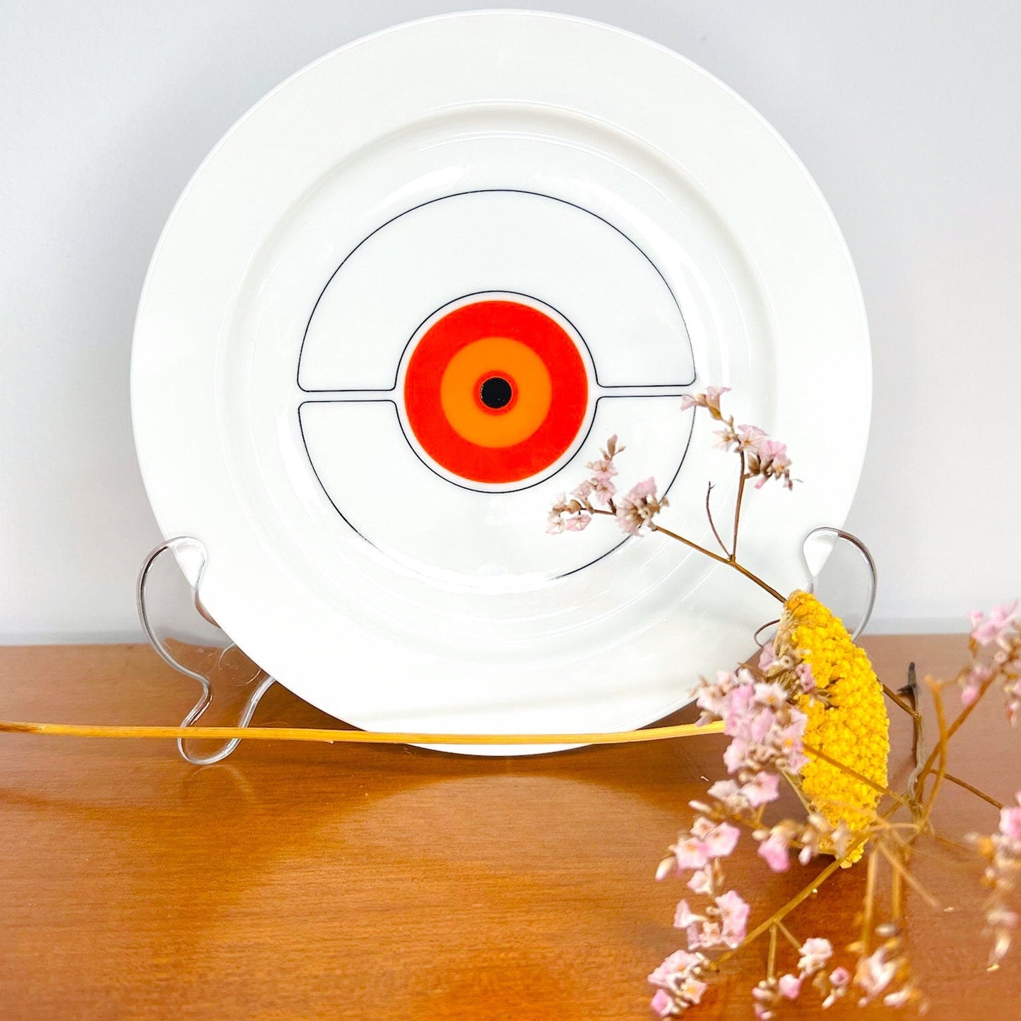 Vintage Thomas Rosenthal Eclipse Breakfast / Dessert / Pastry Plates | Mid-Century, 1970s