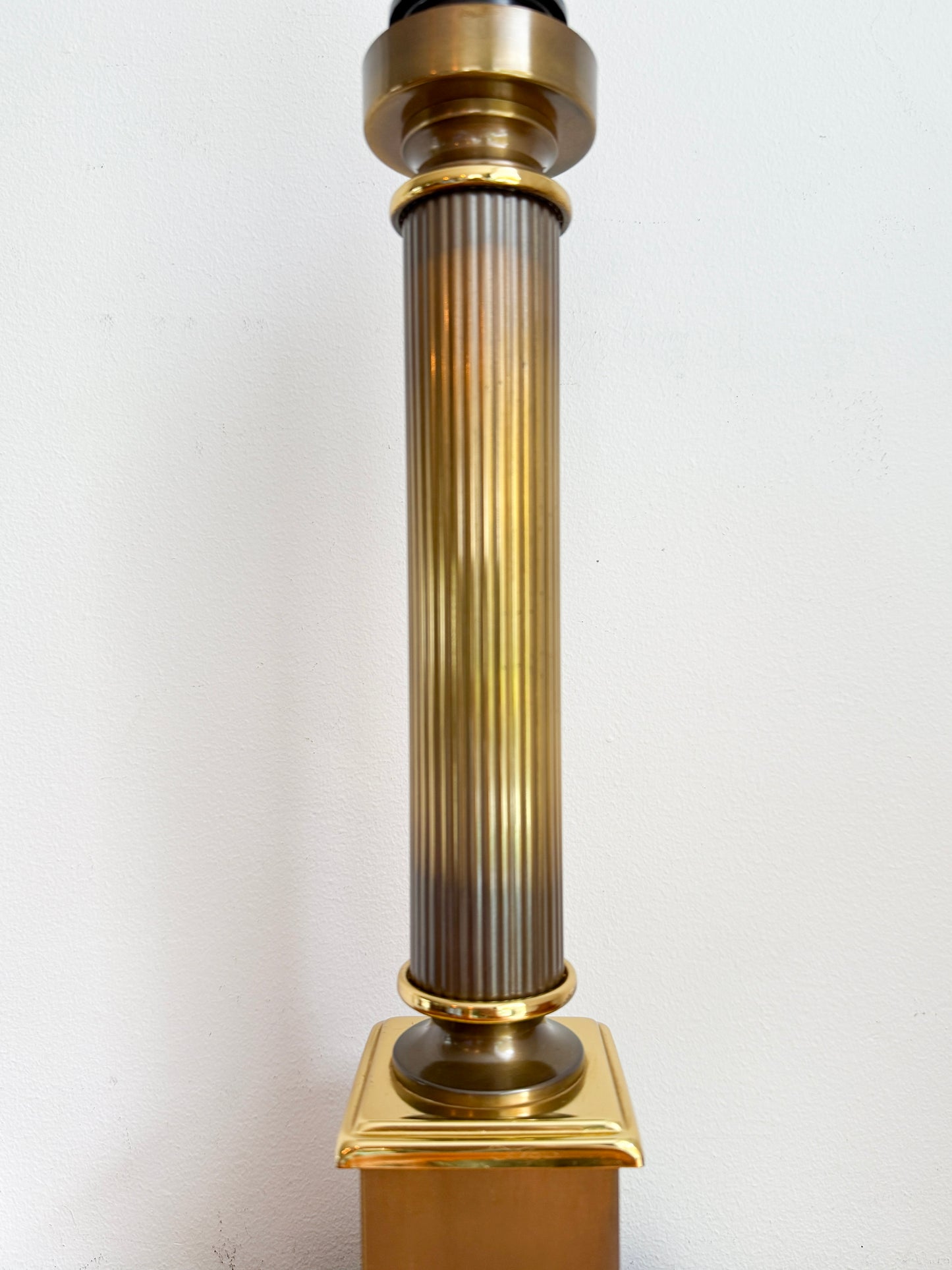 Herda Amsterdam Brass XL Table Lamp | Mid-Century Hollywood Regency, 1960/70s