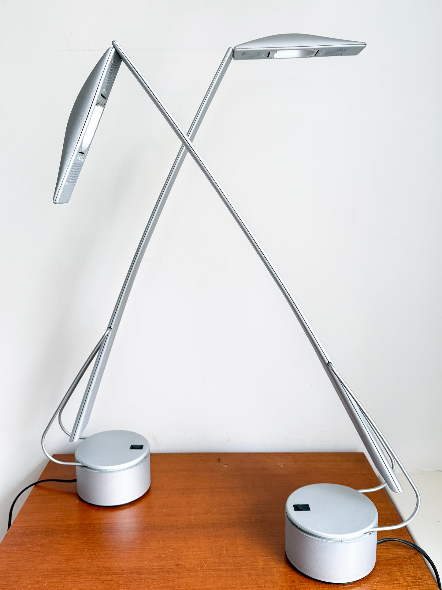 Vintage Italiana Luce Desk Lamp 'Dove' by Mario Barbaglia & Marco Colombo | Modern Italian, 1980s