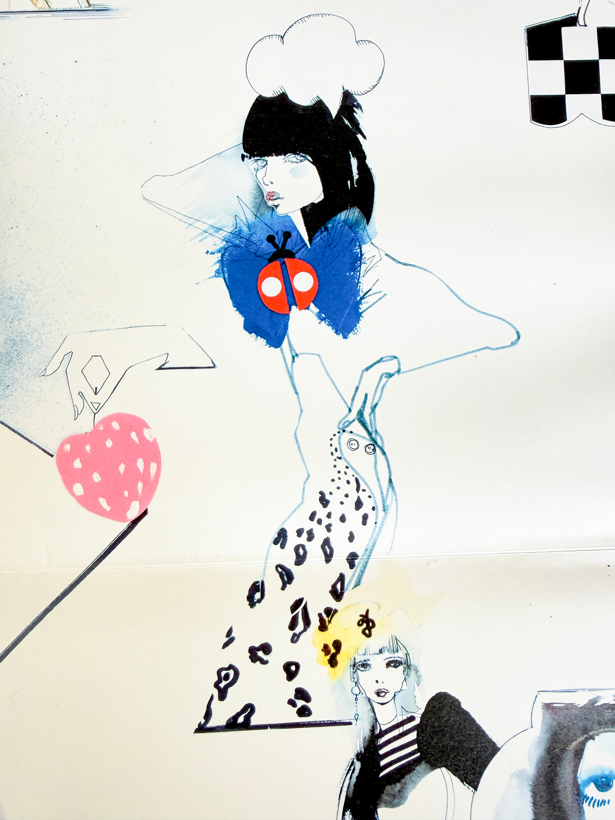 Julie Verhoeven Limited Edition Poster for Boutique by Jaeger | British Fashion Illustration, 2010