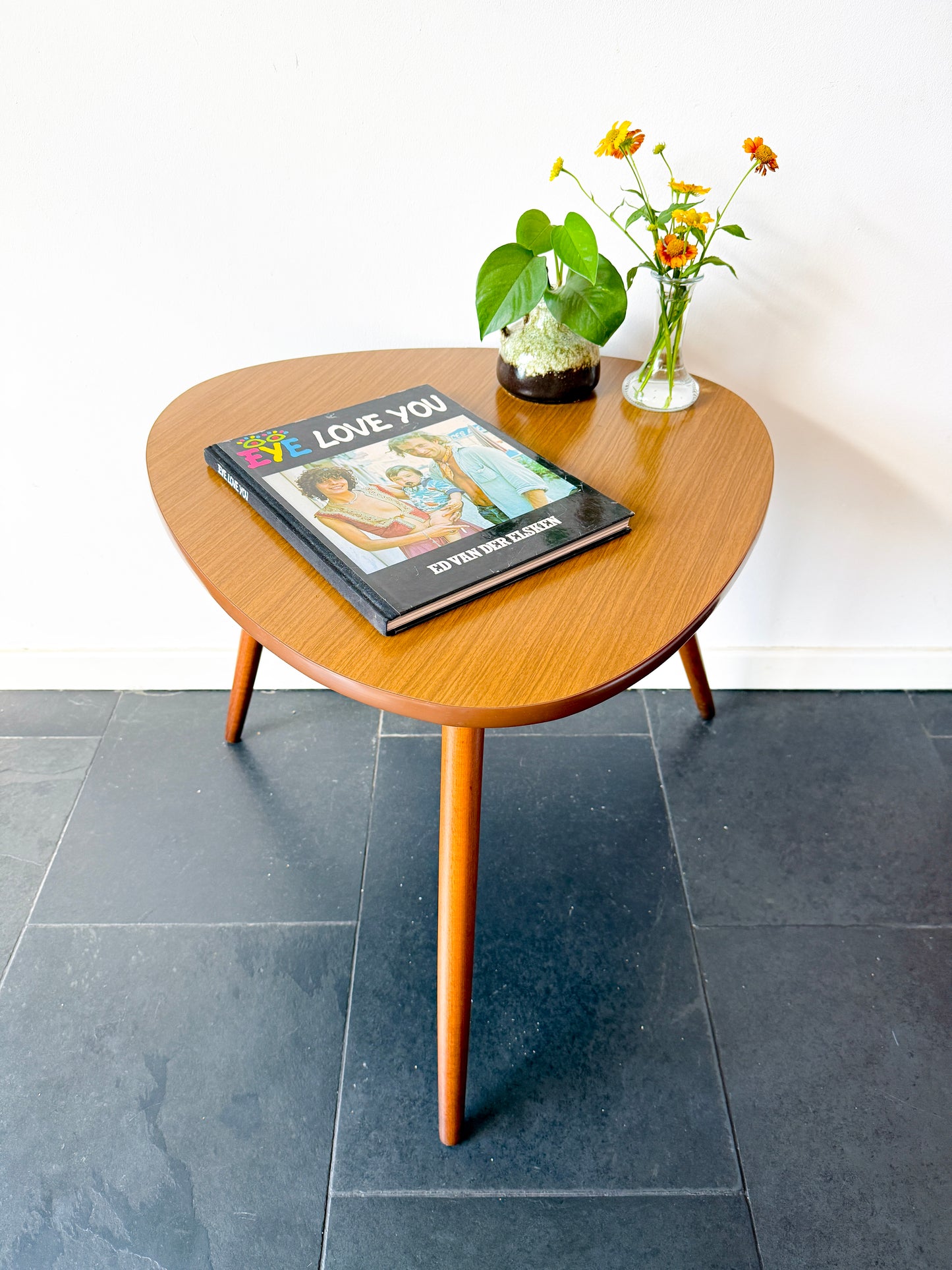 Large Triangular Formica Coffee / Side Table | Mid-Century Modern, 1960s