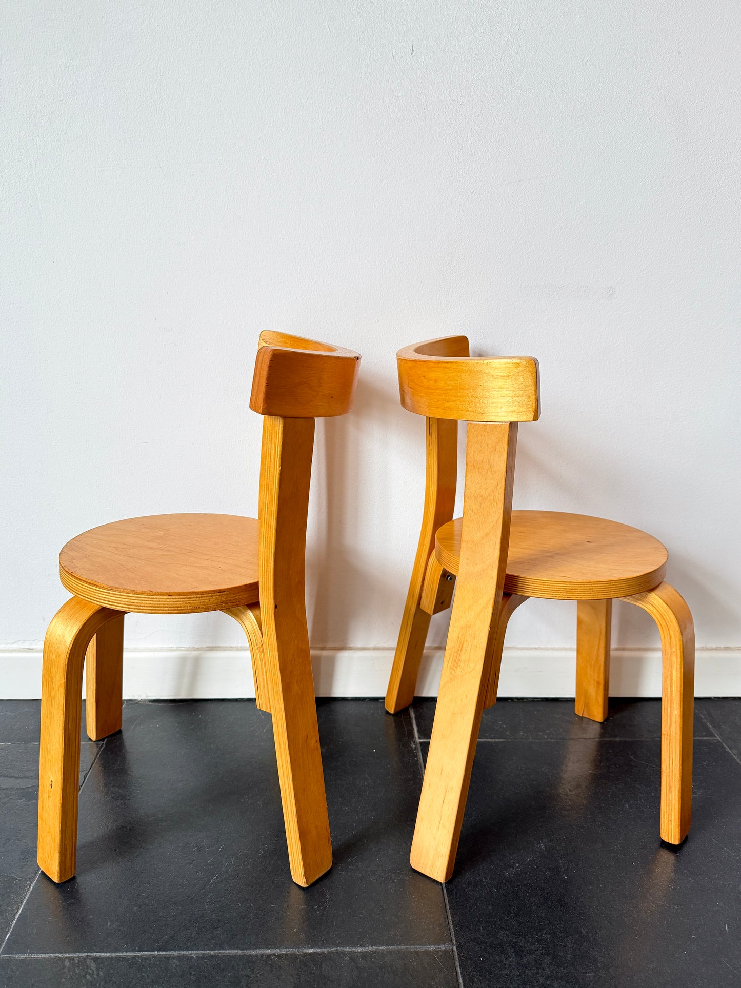 Vintage Kids Chair Model 68 | Scandinavian Modern