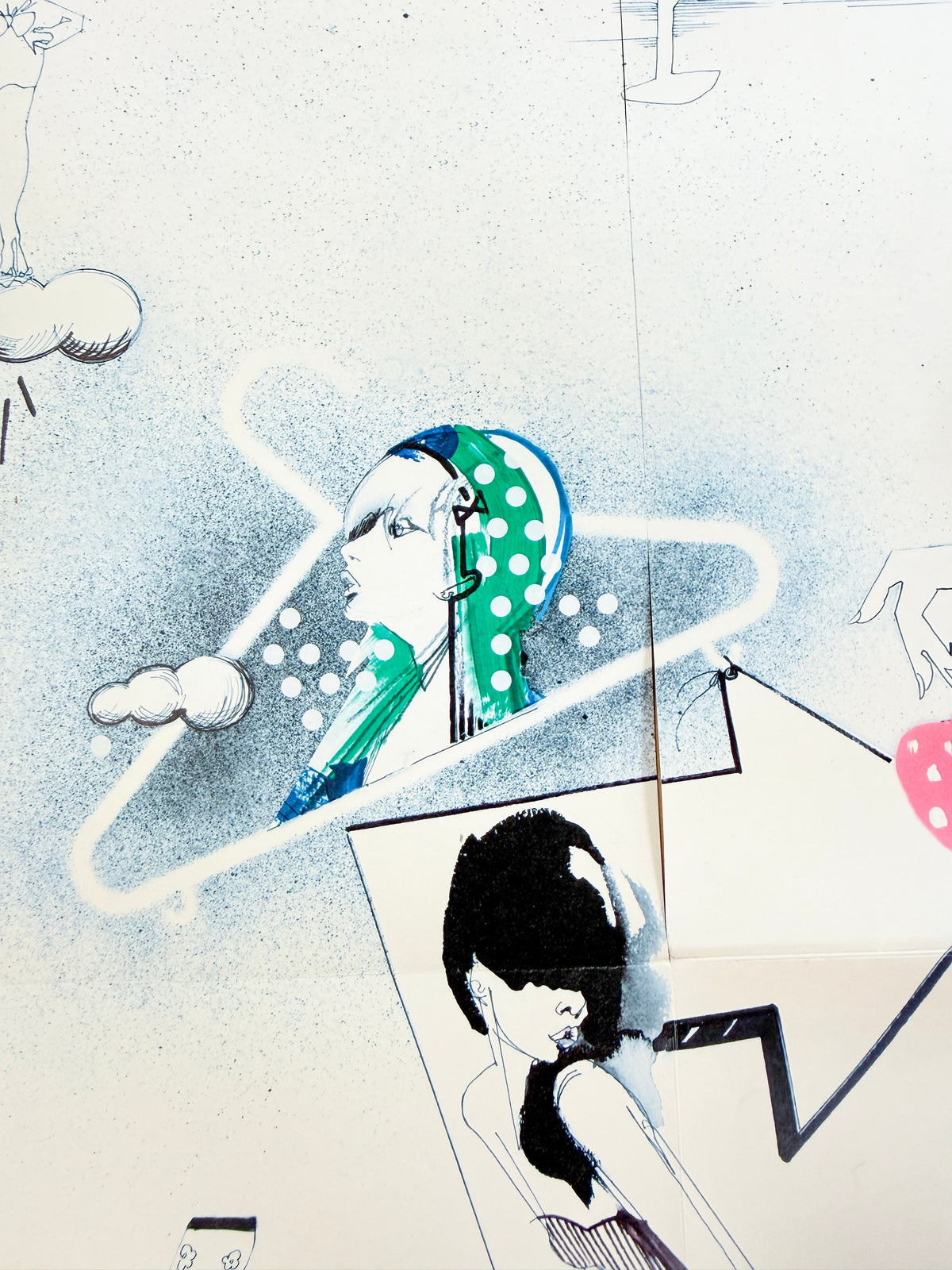 Julie Verhoeven Limited Edition Poster for Boutique by Jaeger | British Fashion Illustration, 2010