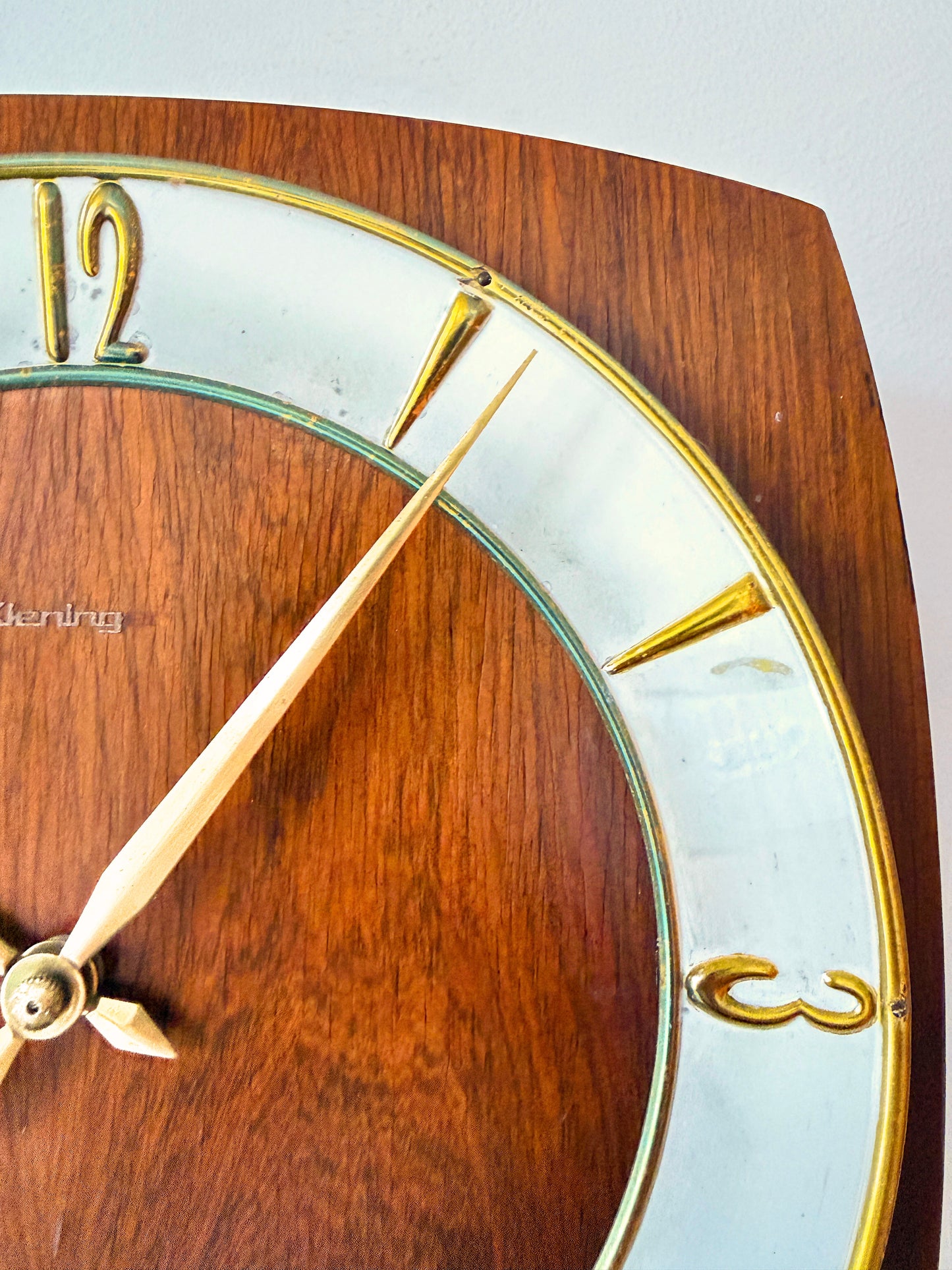 Vintage Wall Clock with Pendulum by Kieninger | Mid-Century Modern, 1960/70s