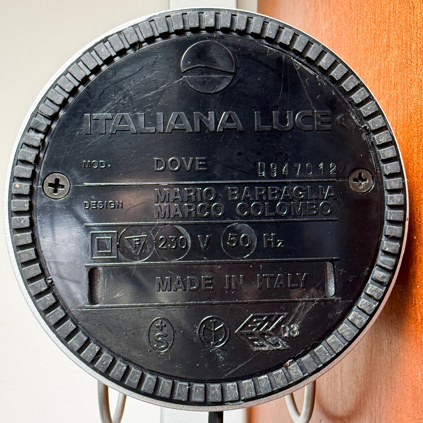 Vintage Italiana Luce Desk Lamp 'Dove' by Mario Barbaglia & Marco Colombo | Modern Italian, 1980s