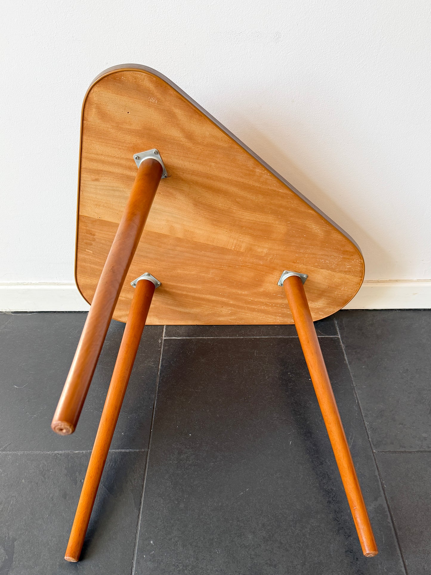 Large Asymmetrical Wooden Coffee / Side Table | Mid-Century Modern, 1960s