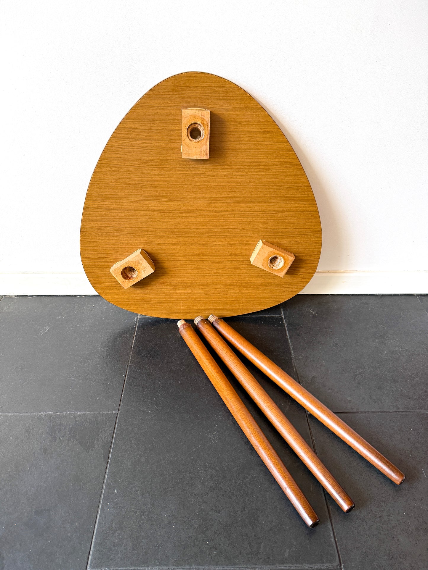 Large Triangular Formica Coffee / Side Table | Mid-Century Modern, 1960s