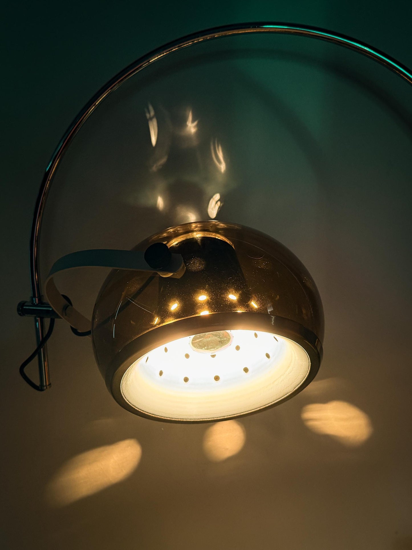 Mushroom Wall Arc Lamp by Dijkstra | Mid-Century Style