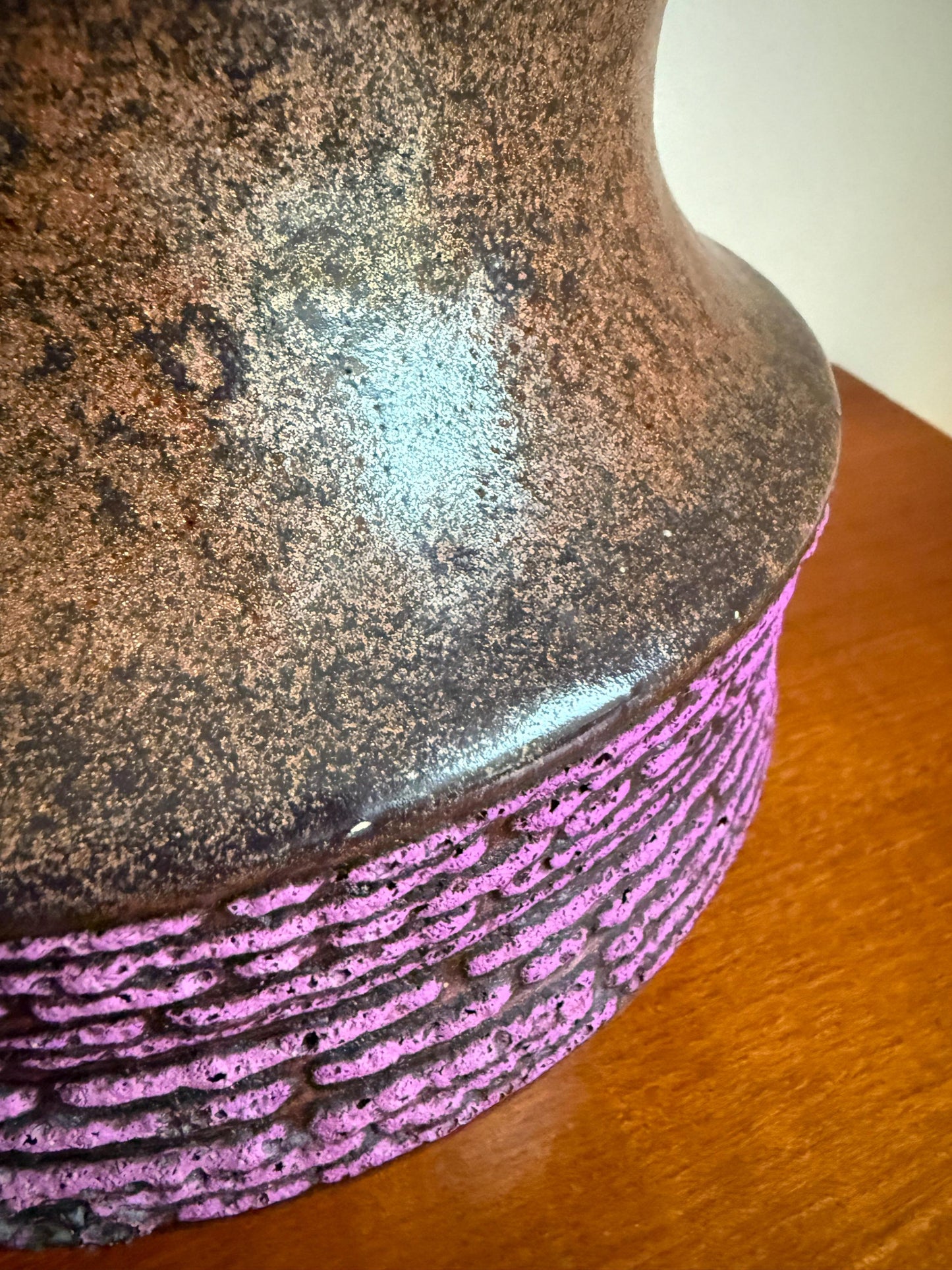 Vintage Scheurich West Germany XXL Pagode Ceramic Vase | Mid-Century Pottery