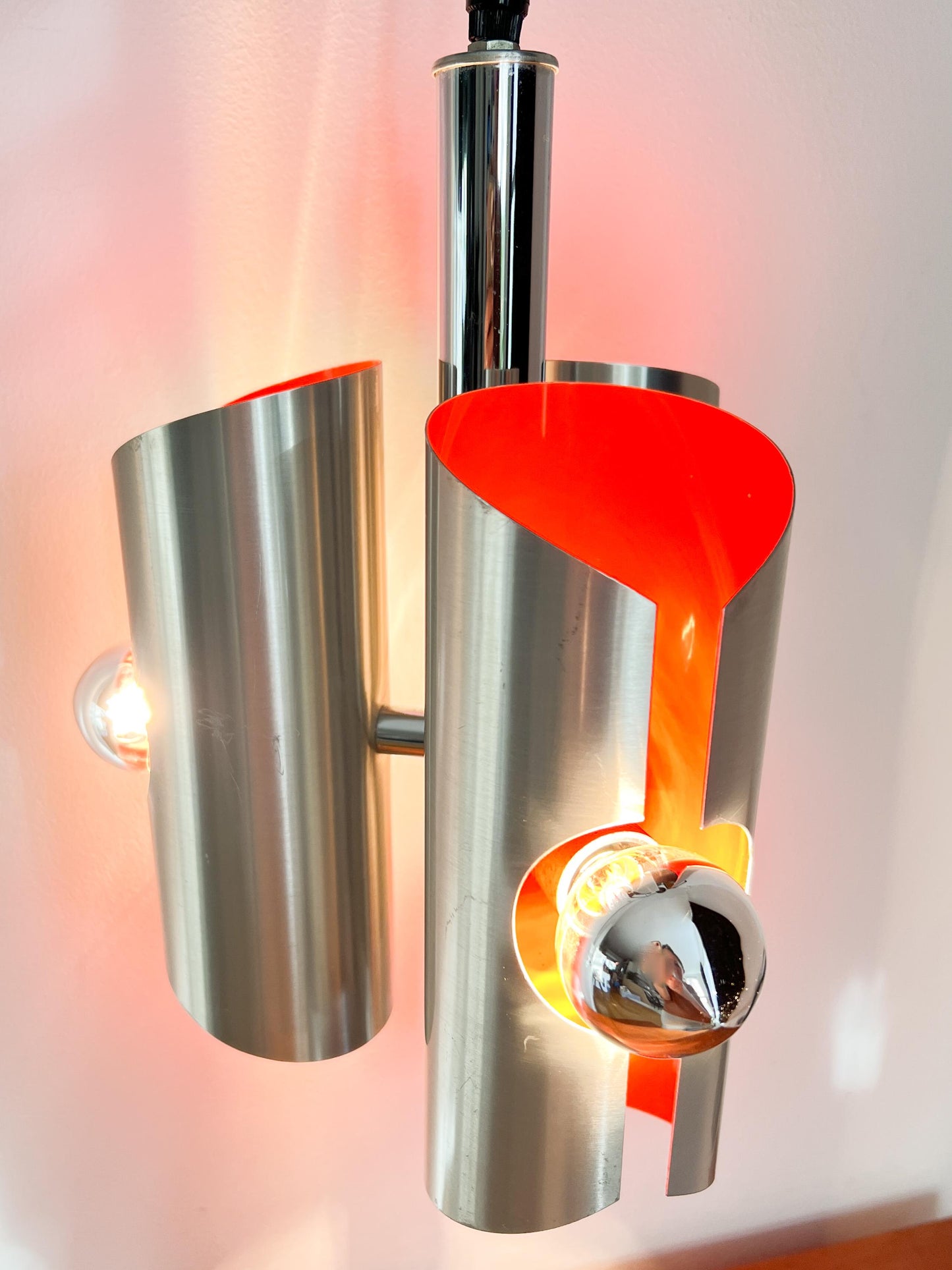 Vintage Polam Pendant Lamp | Mid-Century Space Age, 1960s