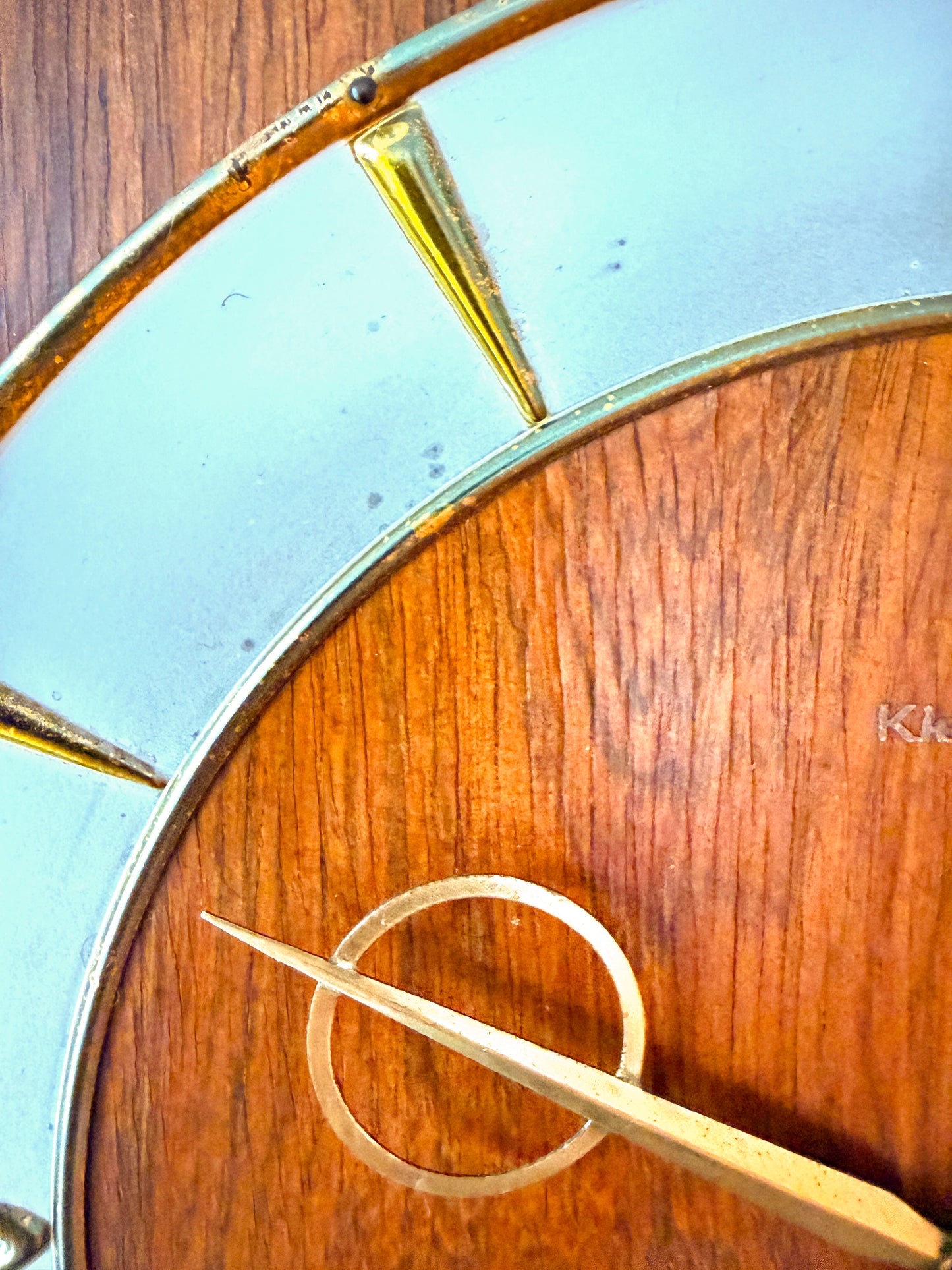 Vintage Wall Clock with Pendulum by Kieninger | Mid-Century Modern, 1960/70s