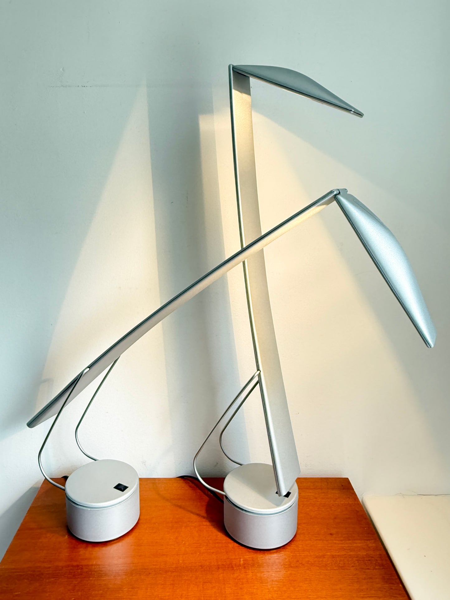Vintage Italiana Luce Desk Lamp 'Dove' by Mario Barbaglia & Marco Colombo | Modern Italian, 1980s