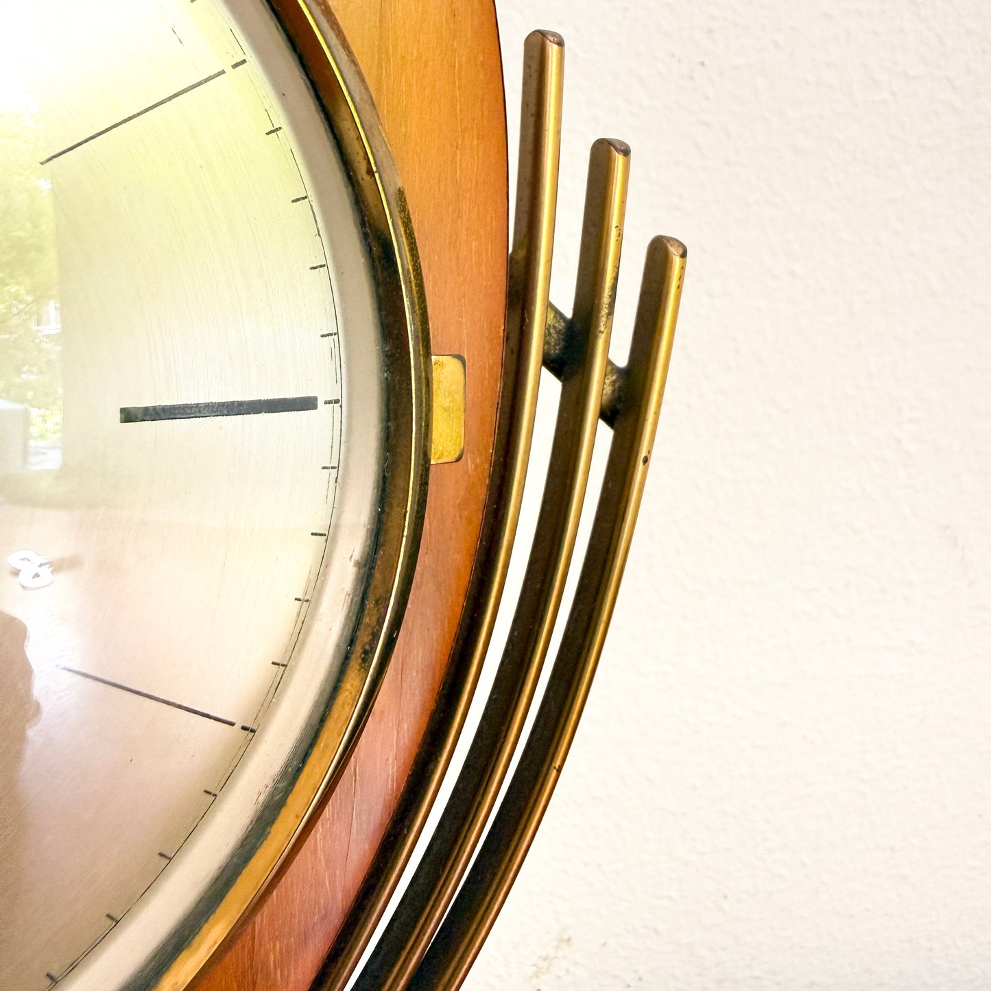 Vintage Orfac Sculptural Mantel Clock | Mid-Century Modern, Mid 20th Century