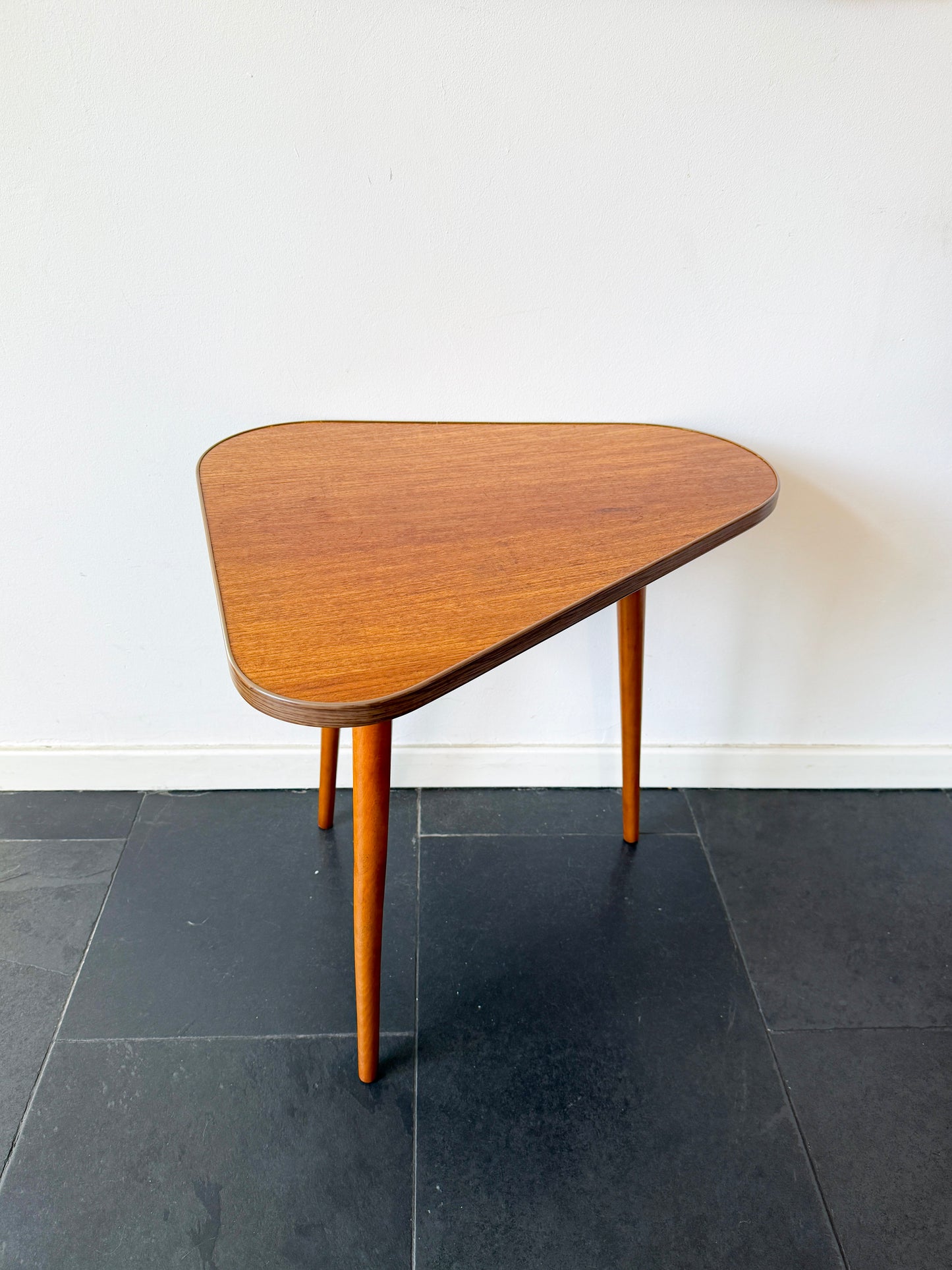 Large Asymmetrical Wooden Coffee / Side Table | Mid-Century Modern, 1960s