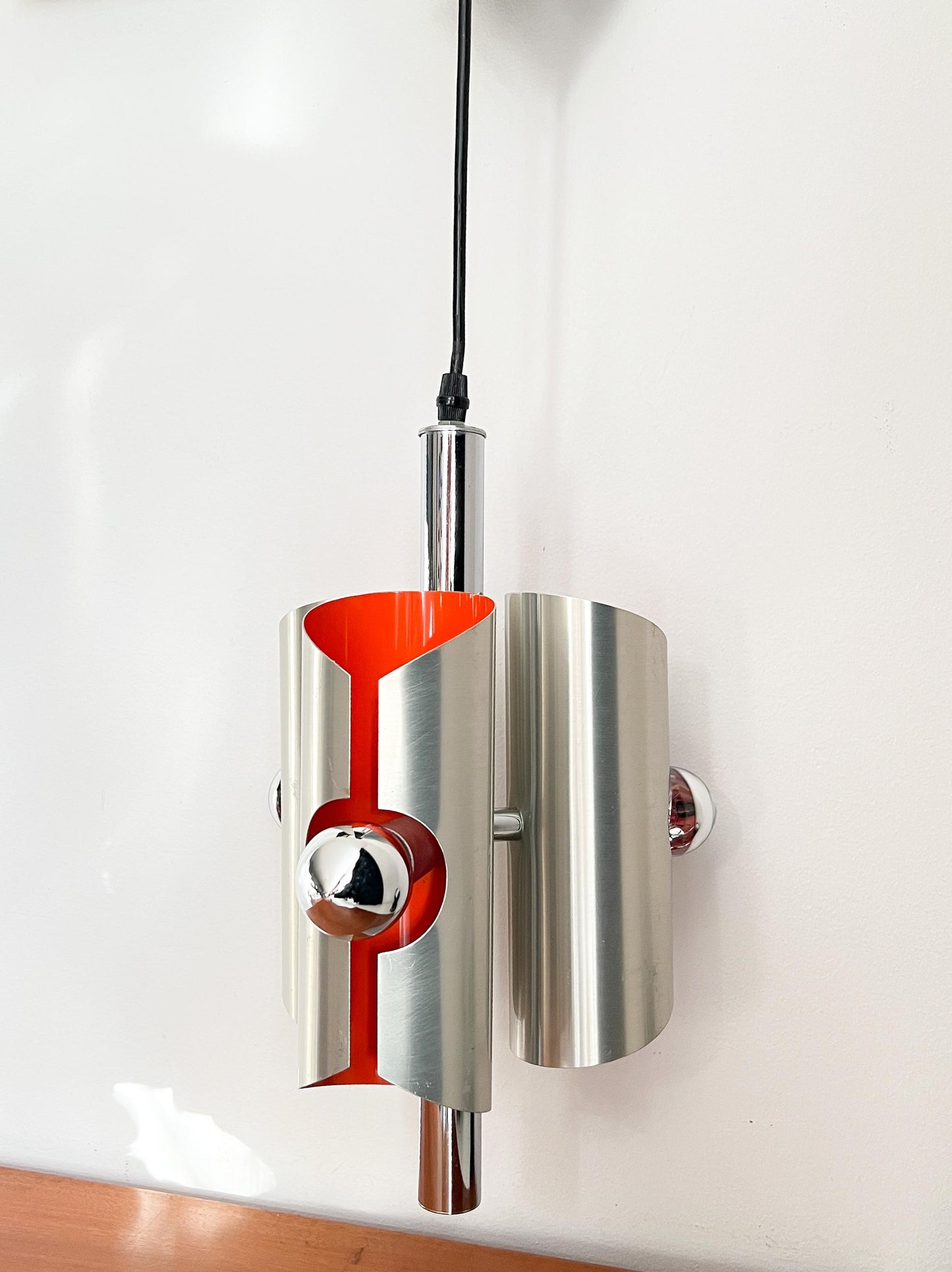 Vintage Polam Pendant Lamp | Mid-Century Space Age, 1960s