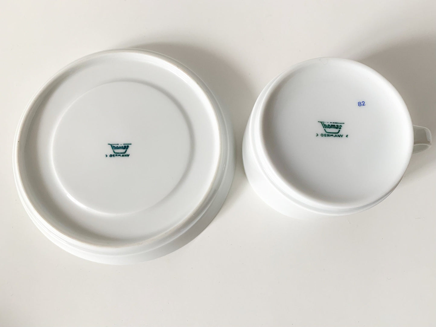 Vintage Thomas Rosenthal Eclipse set tea cup / coffee cup + saucer | Mid-Century, 1970s