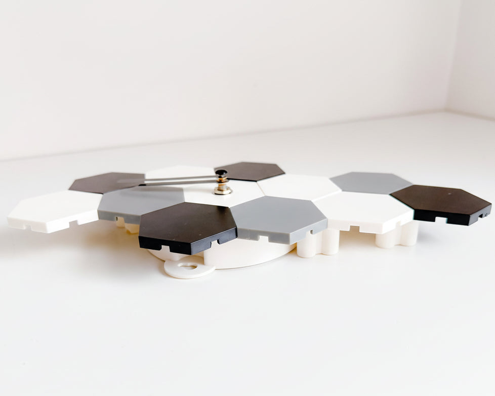 Vintage IKEA Smycke Modular Puzzle Clock by Marcus Arvonen | Memphis-Style, Y2K