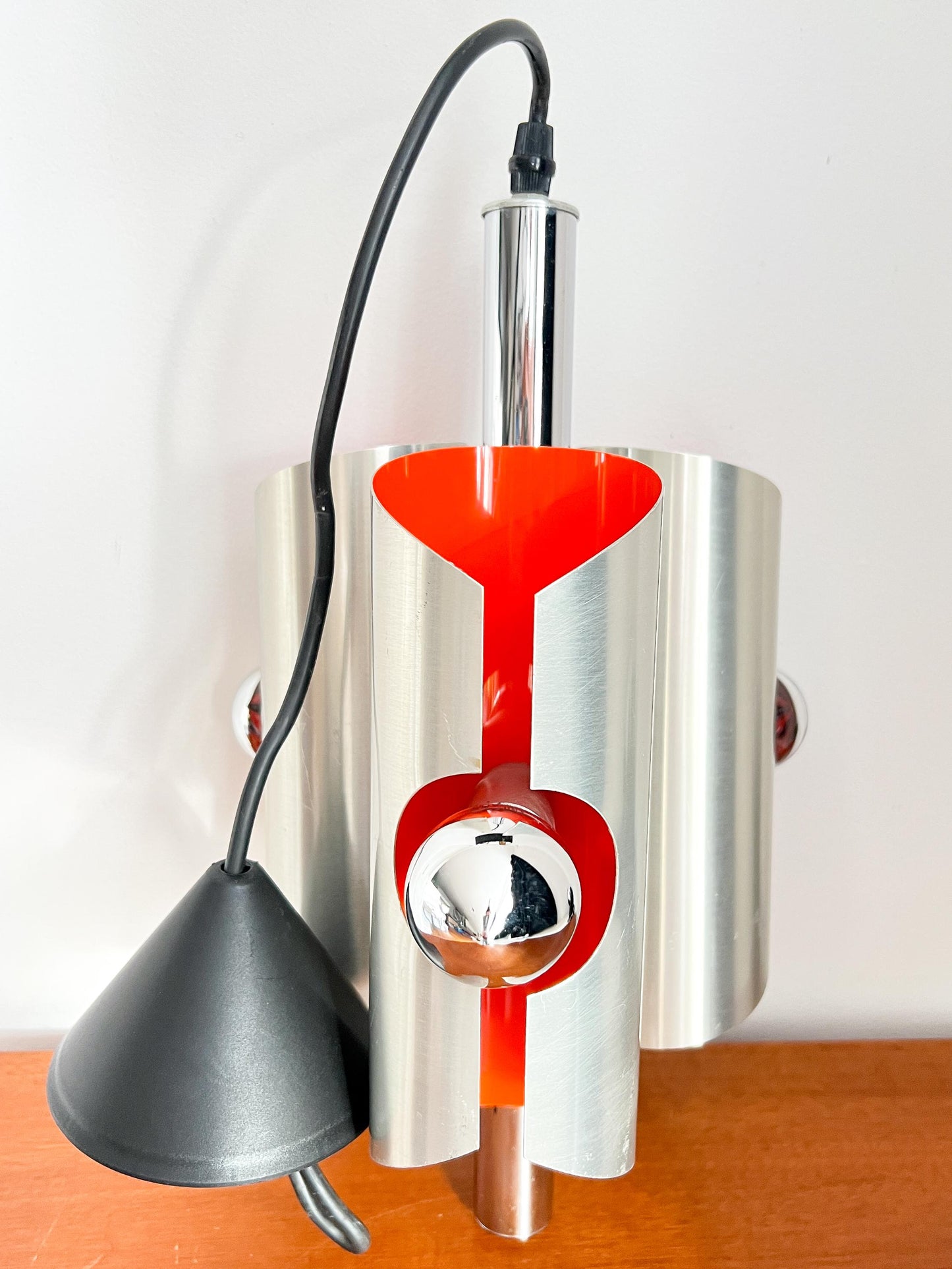 Vintage Polam Pendant Lamp | Mid-Century Space Age, 1960s