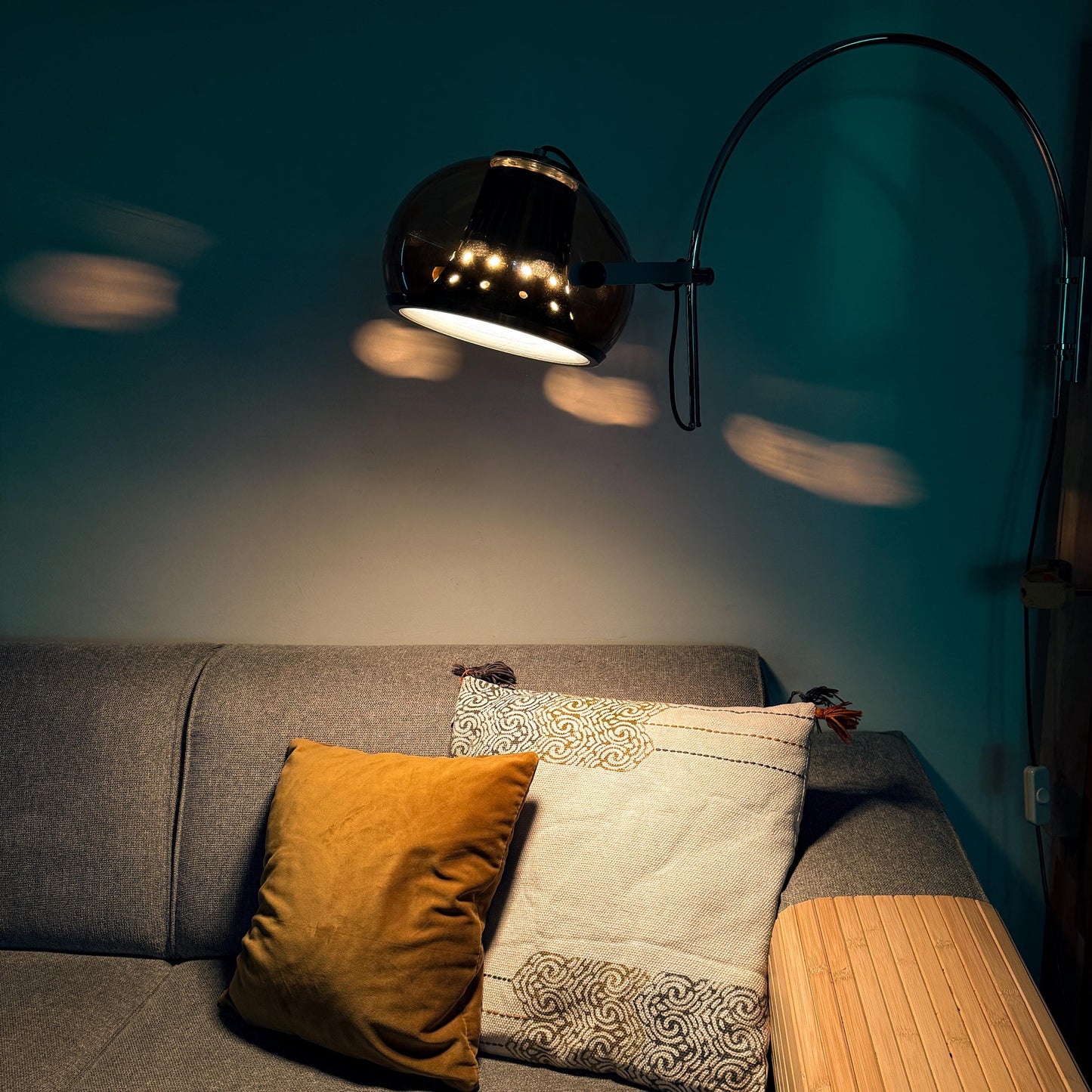 Mushroom Wall Arc Lamp by Dijkstra | Mid-Century Style