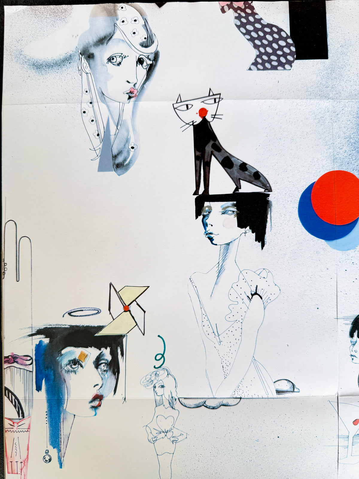 Julie Verhoeven Limited Edition Poster for Boutique by Jaeger | British Fashion Illustration, 2010