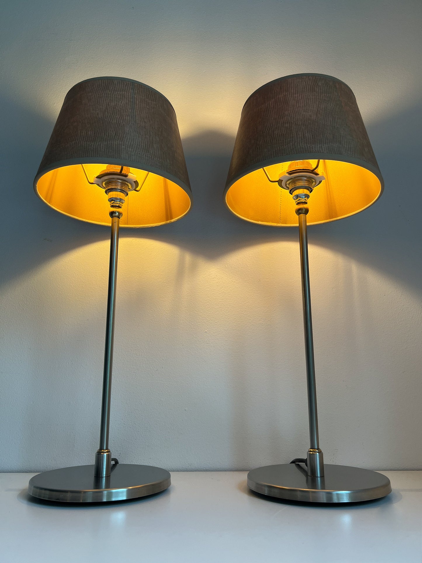 Pair of Vintage Dutch Table Lamps | Mid-Century Style