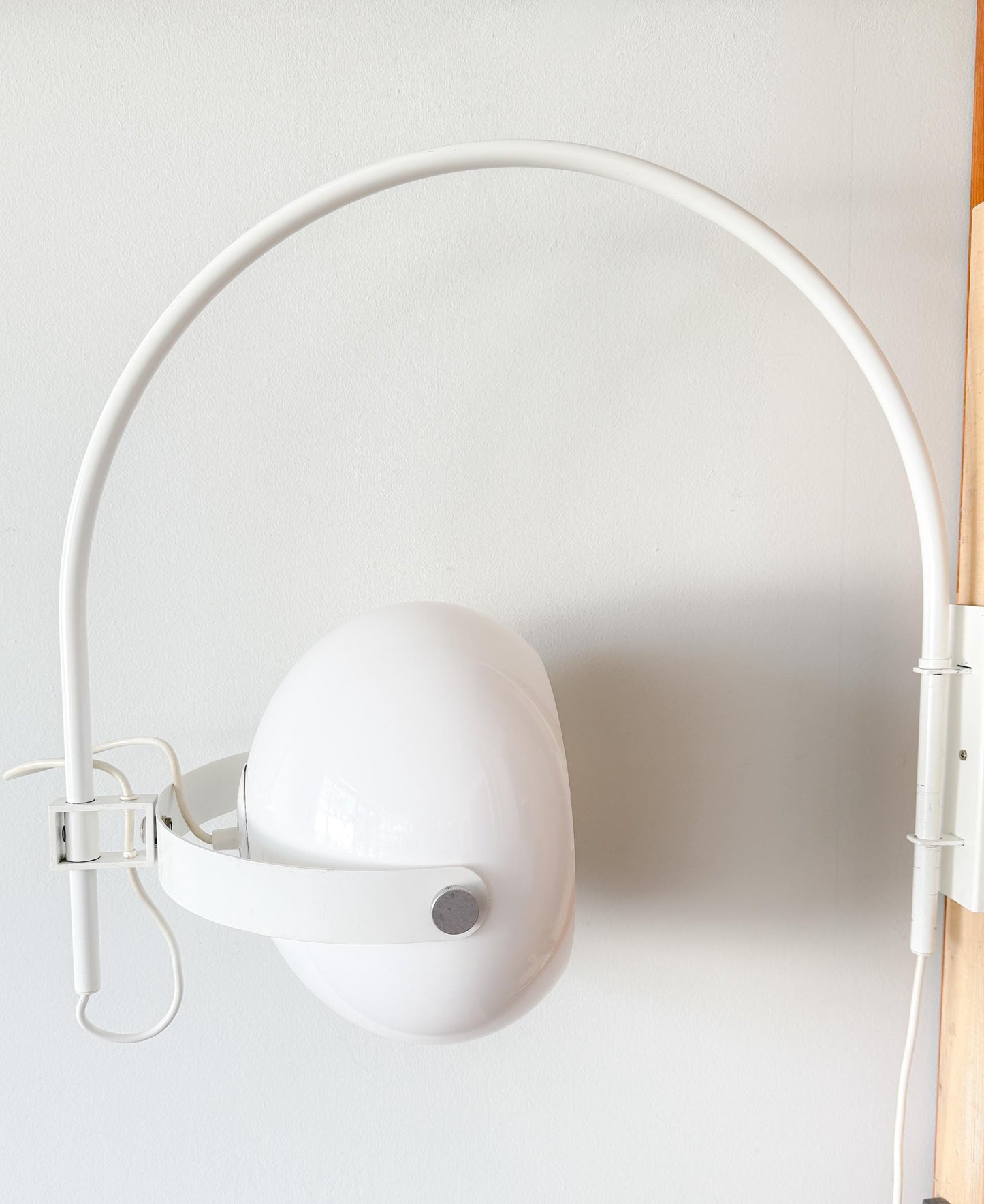 Dijkstra Mushroom Arc Wall Lamp | Mid-Century Space Age, 1970s