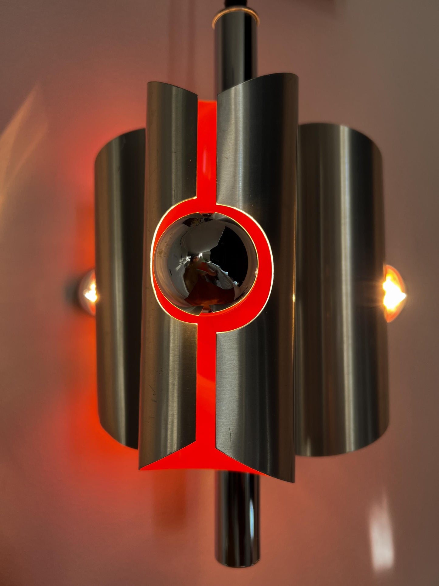 Vintage Polam Pendant Lamp | Mid-Century Space Age, 1960s