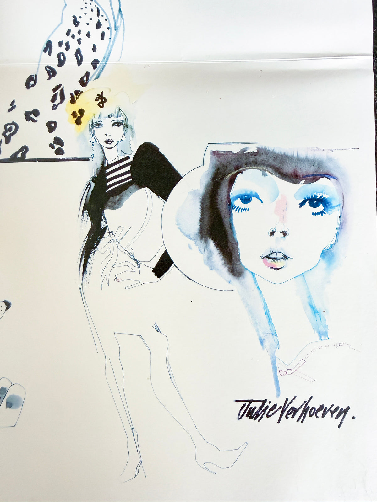 Julie Verhoeven Limited Edition Poster for Boutique by Jaeger | British Fashion Illustration, 2010