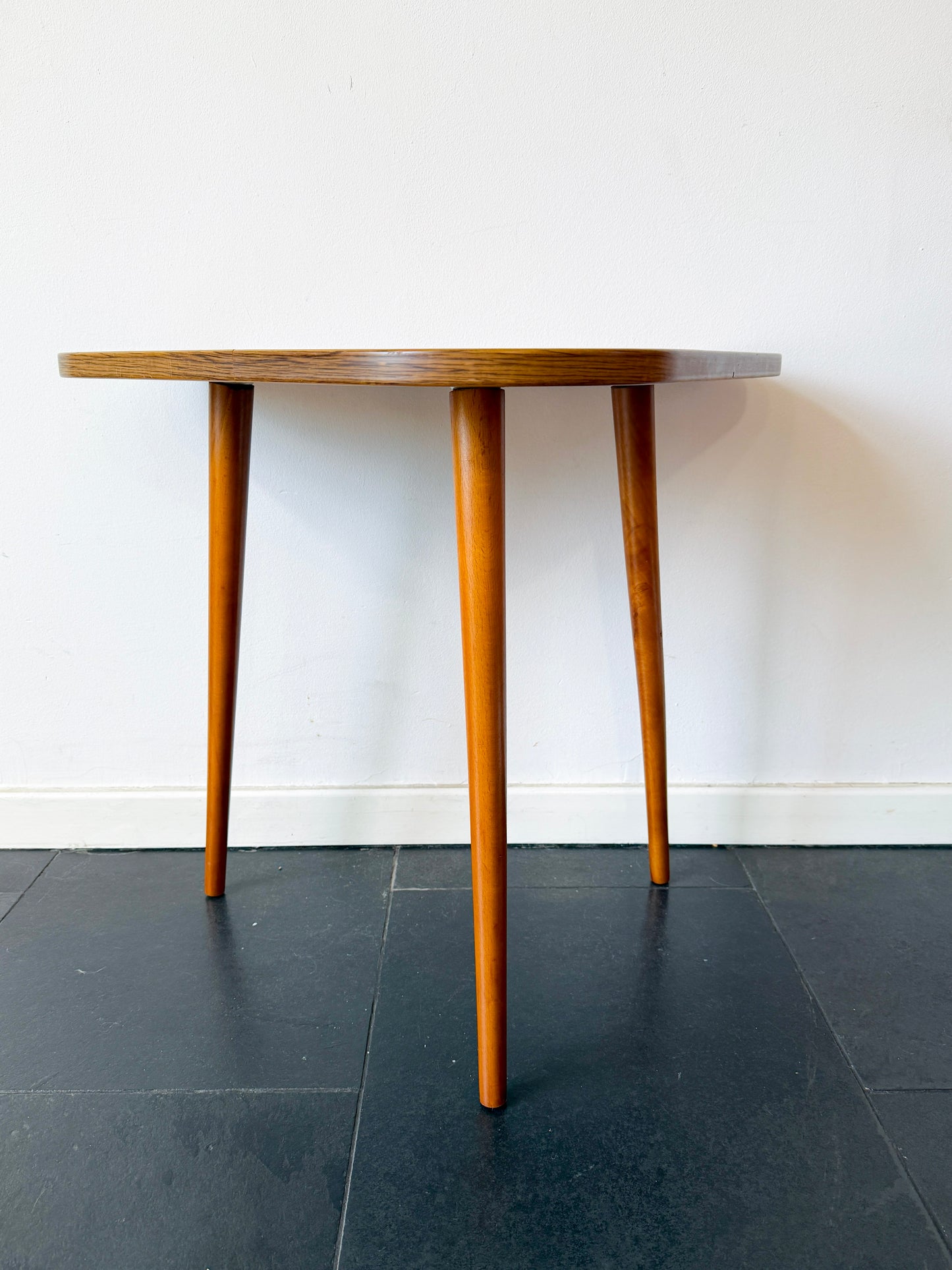 Large Asymmetrical Wooden Coffee / Side Table | Mid-Century Modern, 1960s