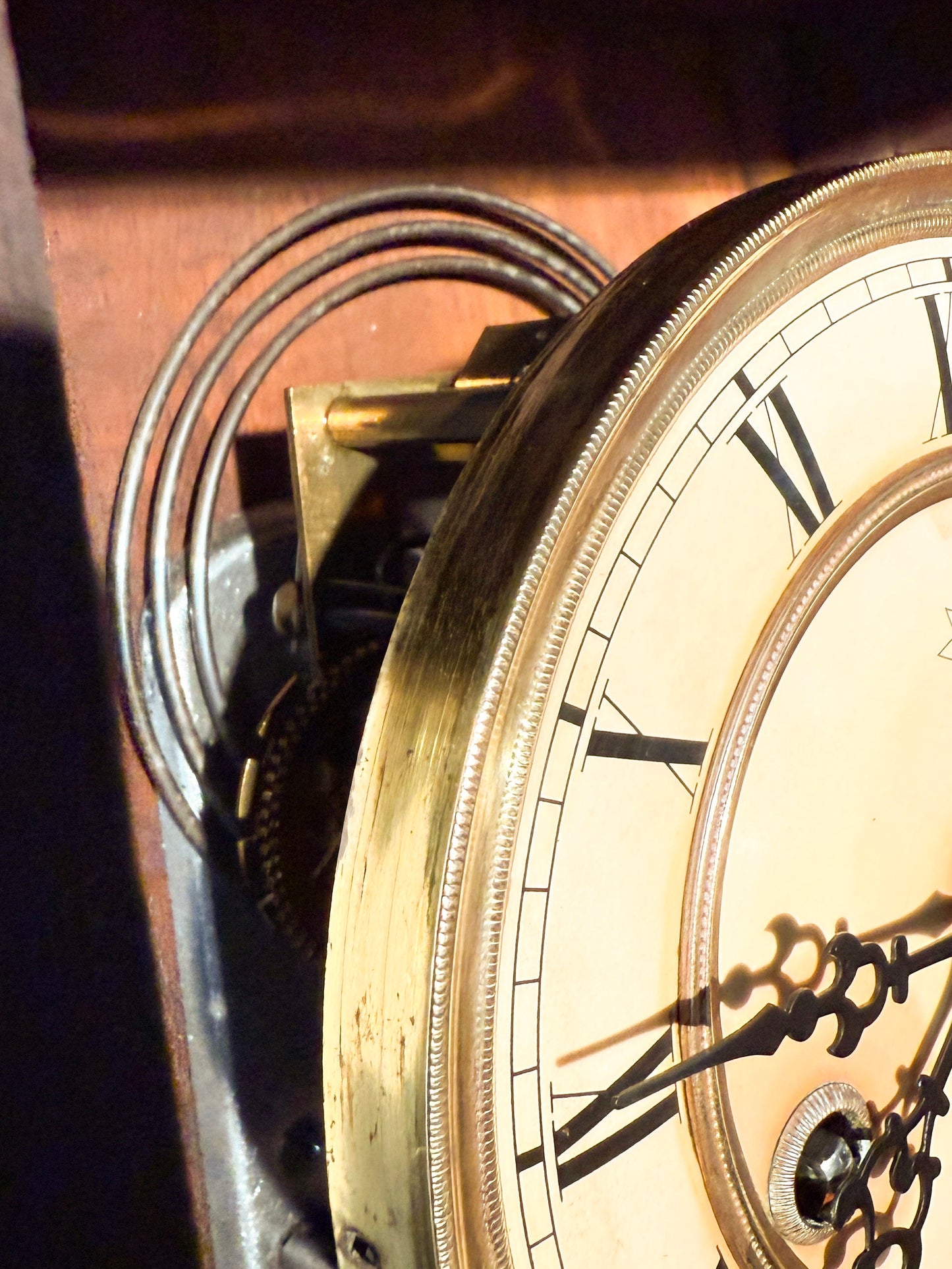 Antique Pendulum Wall Clock by Junghans  | Historicist / Black Forest Style, early 20th Century