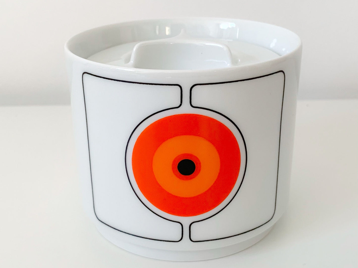 Vintage Thomas Rosenthal Eclipse Sugar Bowl | Mid-Century, 1970s