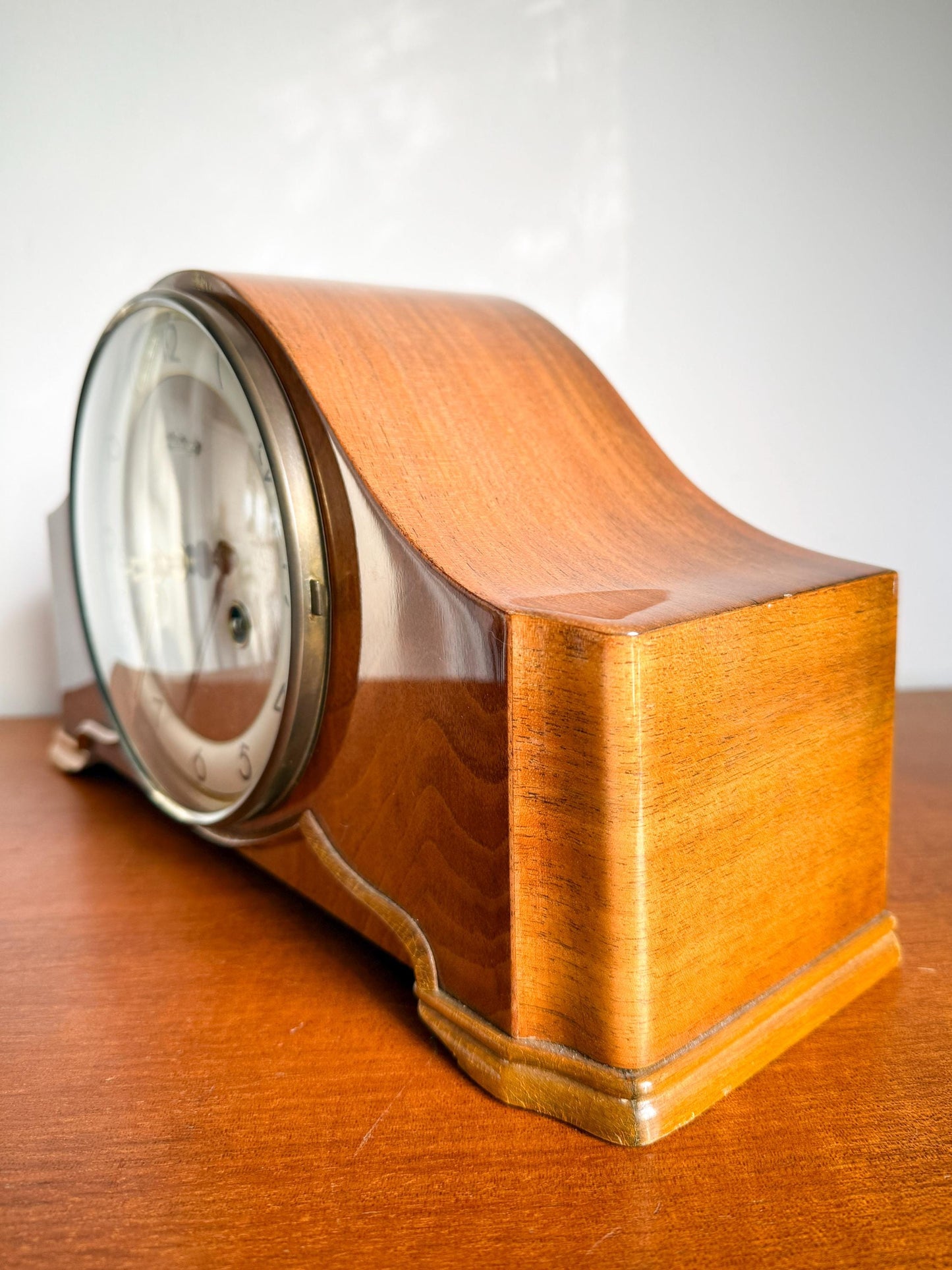 Vintage Kieninger Table / Chimney Clock | Mid-Century, 1950s