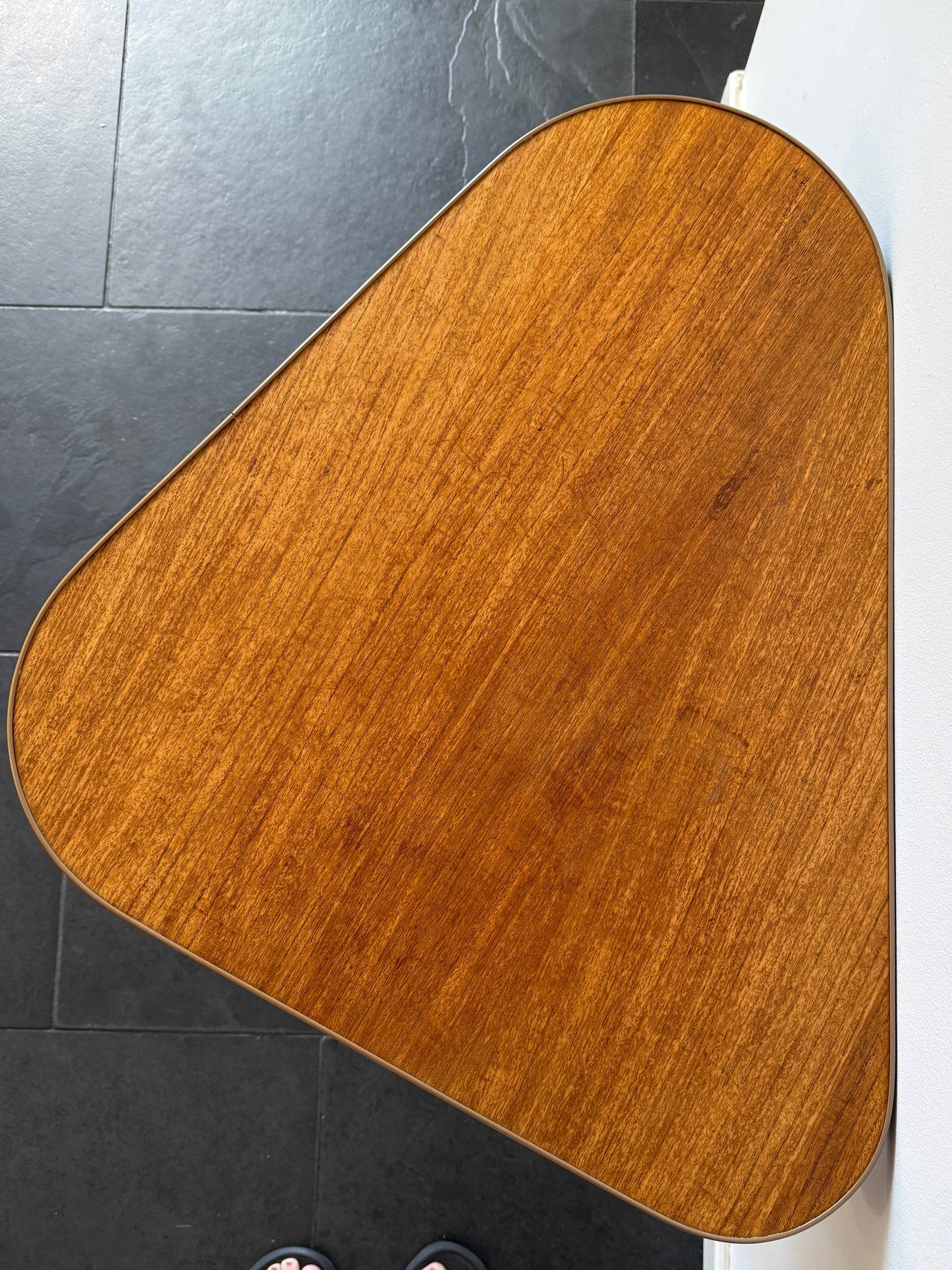 Large Asymmetrical Wooden Coffee / Side Table | Mid-Century Modern, 1960s
