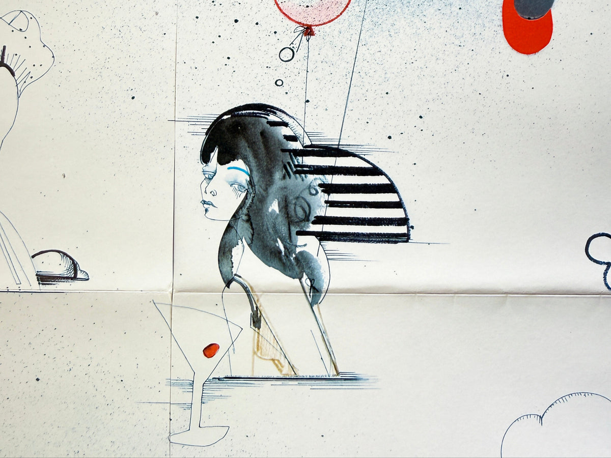 Julie Verhoeven Limited Edition Poster for Boutique by Jaeger | British Fashion Illustration, 2010