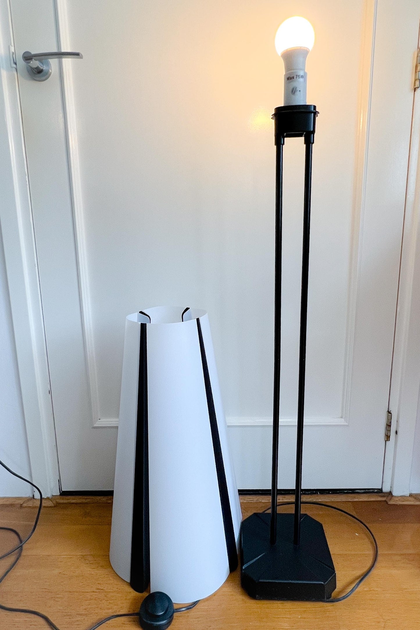 Vintage IKEA XL Floor Lamp Vistofta by Gunner Jensen | Postmodern Scandinavian, 1980-90s